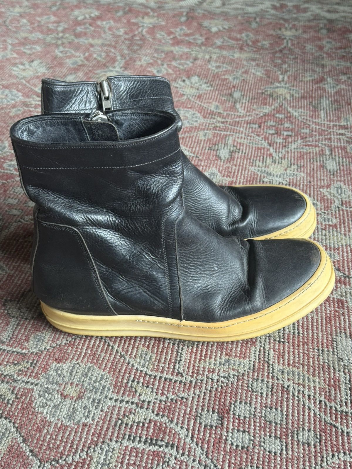 Rick Owens Rick owens zipper boot creepers Size US 12 / EU 45 - 3 Thumbnail