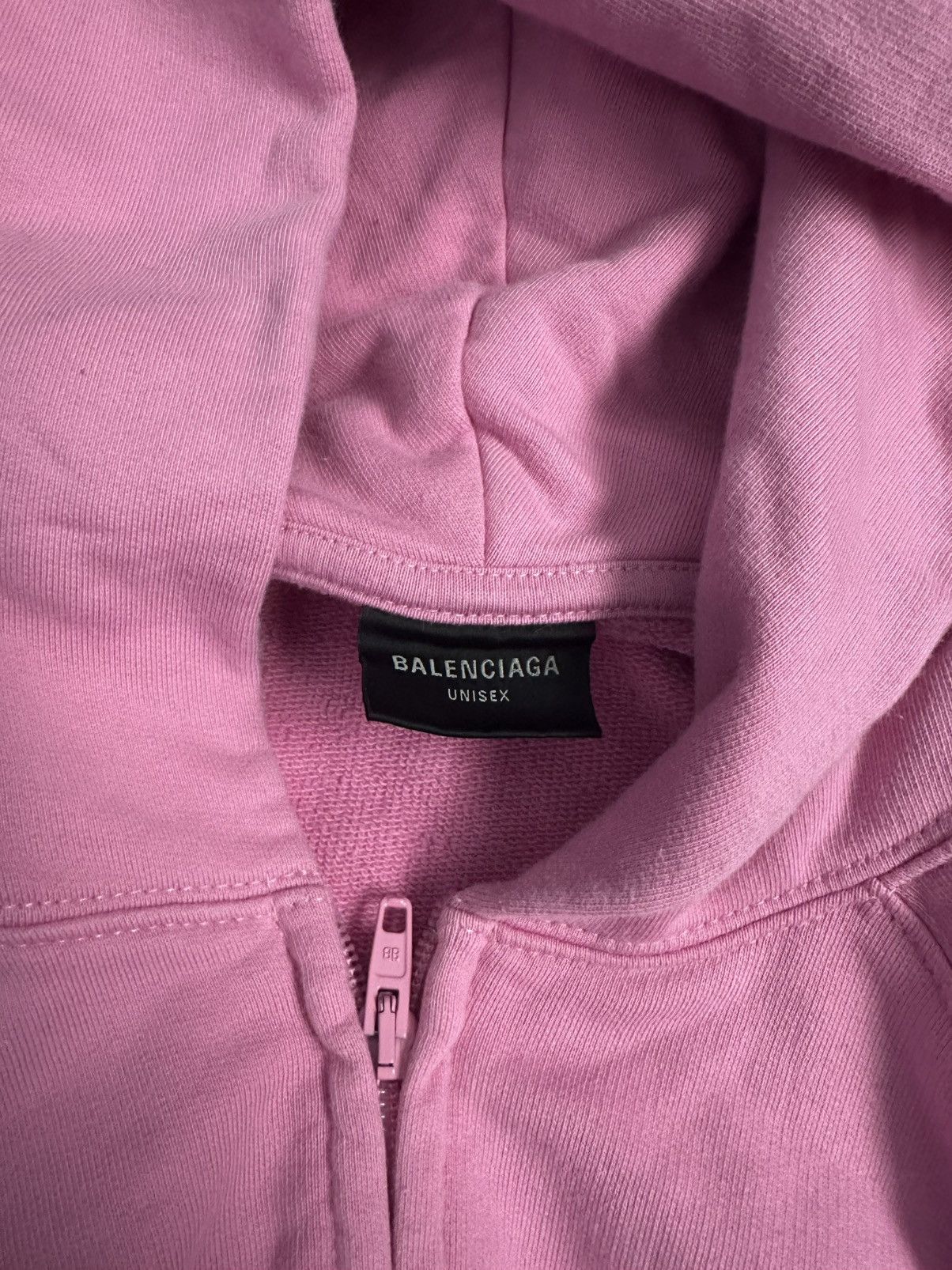 Balenciaga Balenciaga pink polo zip up Size US L / EU 52-54 / 3 - 3 Thumbnail