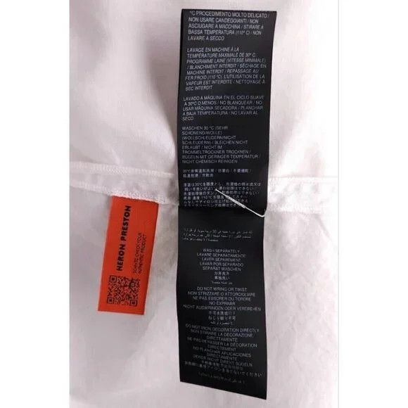 Heron Preston Heron Preston Cotton Twill Poplin Shirt M Mens White Size US M / EU 48-50 / 2 - 15 Thumbnail