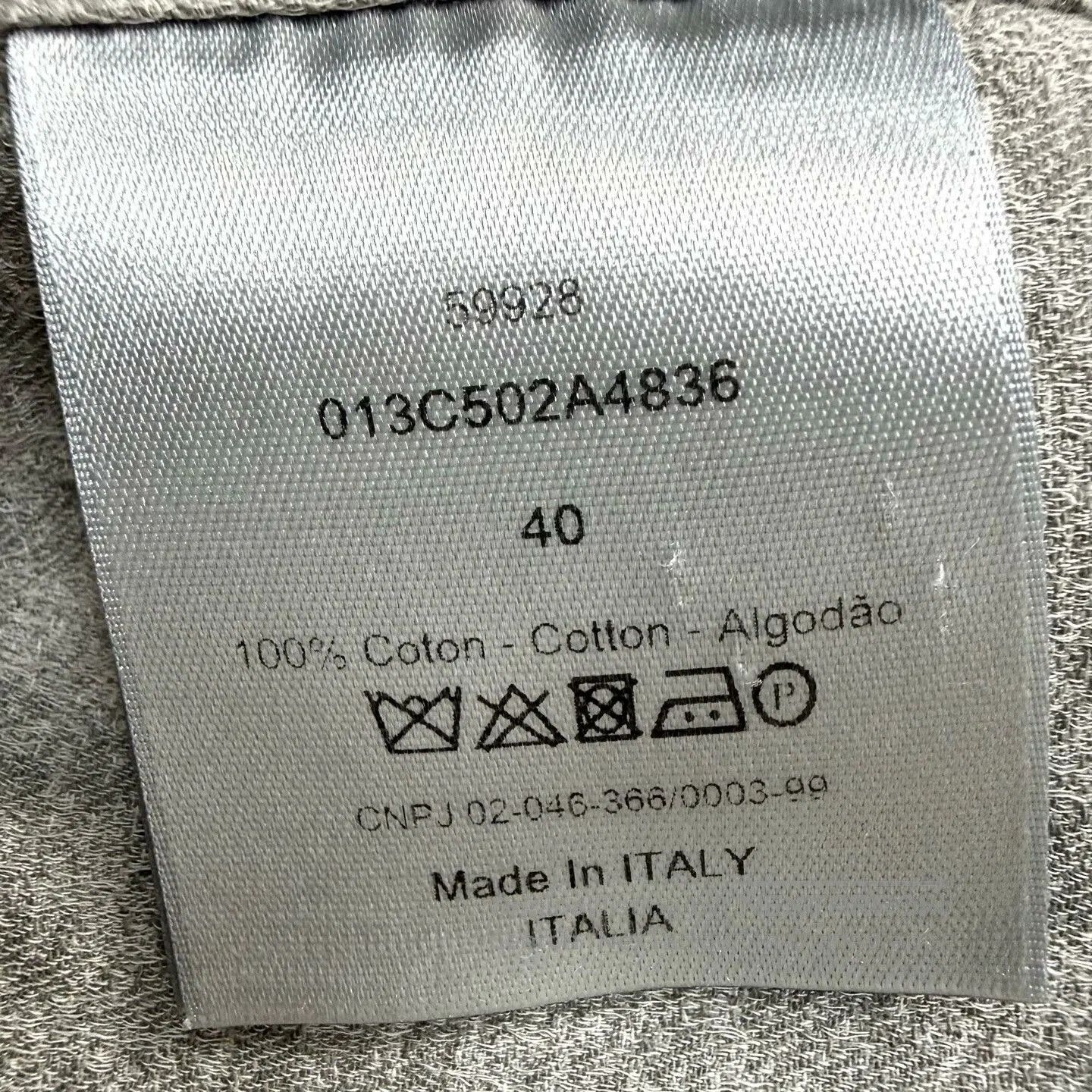 Dior Dior CD Print Gradient Cotton Shirt. Size US S / EU 44-46 / 1 - 7 Thumbnail