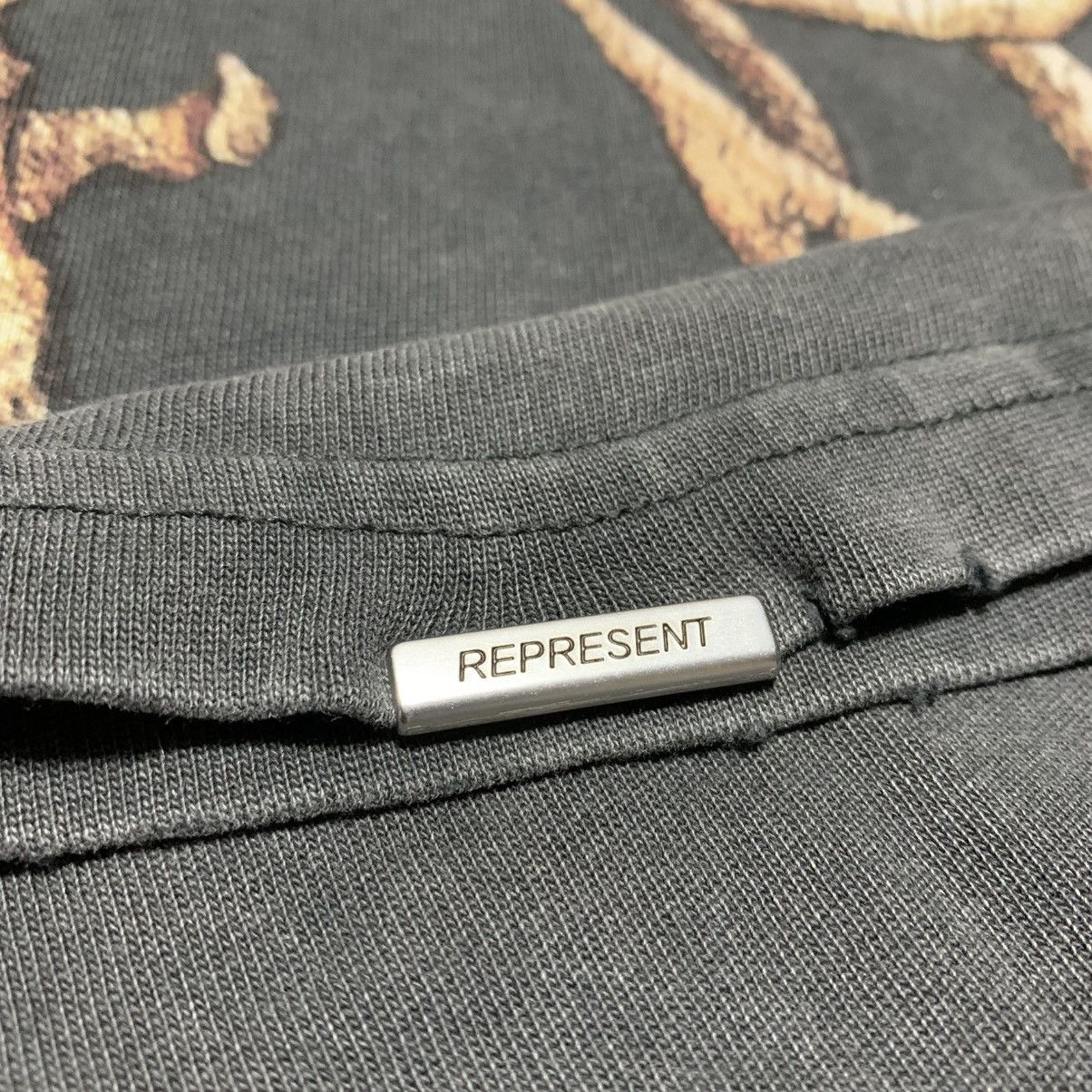 Represent Clo. Represent Small Bones Vintage Grey Tee Skeleton Size US S / EU 44-46 / 1 - 7 Thumbnail