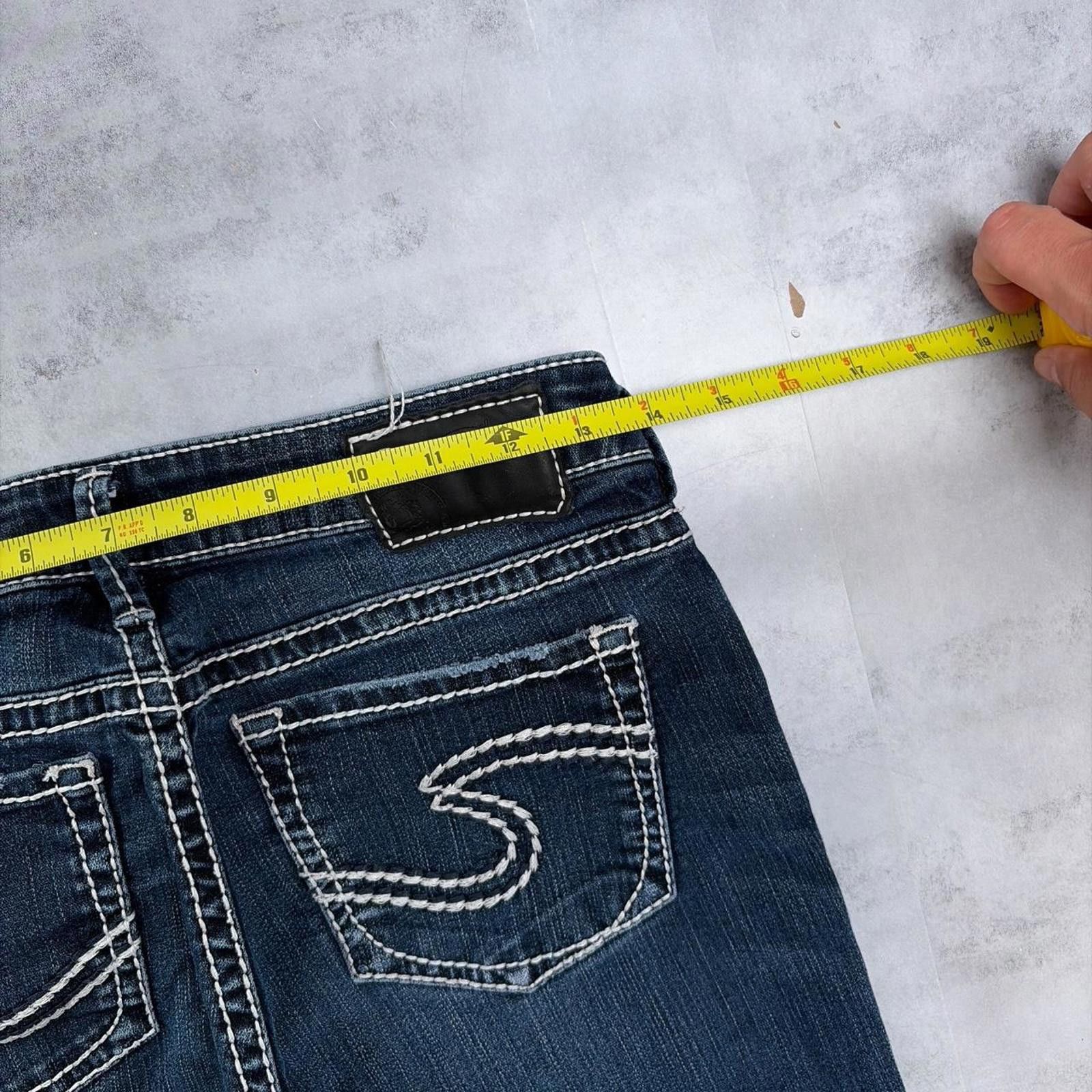 Silver Jeans Co. Y2K Silver Jeans Grunge Natsuki Bootcut Denim Jeans Size 28" / US 6 / IT 42 - 6 Thumbnail