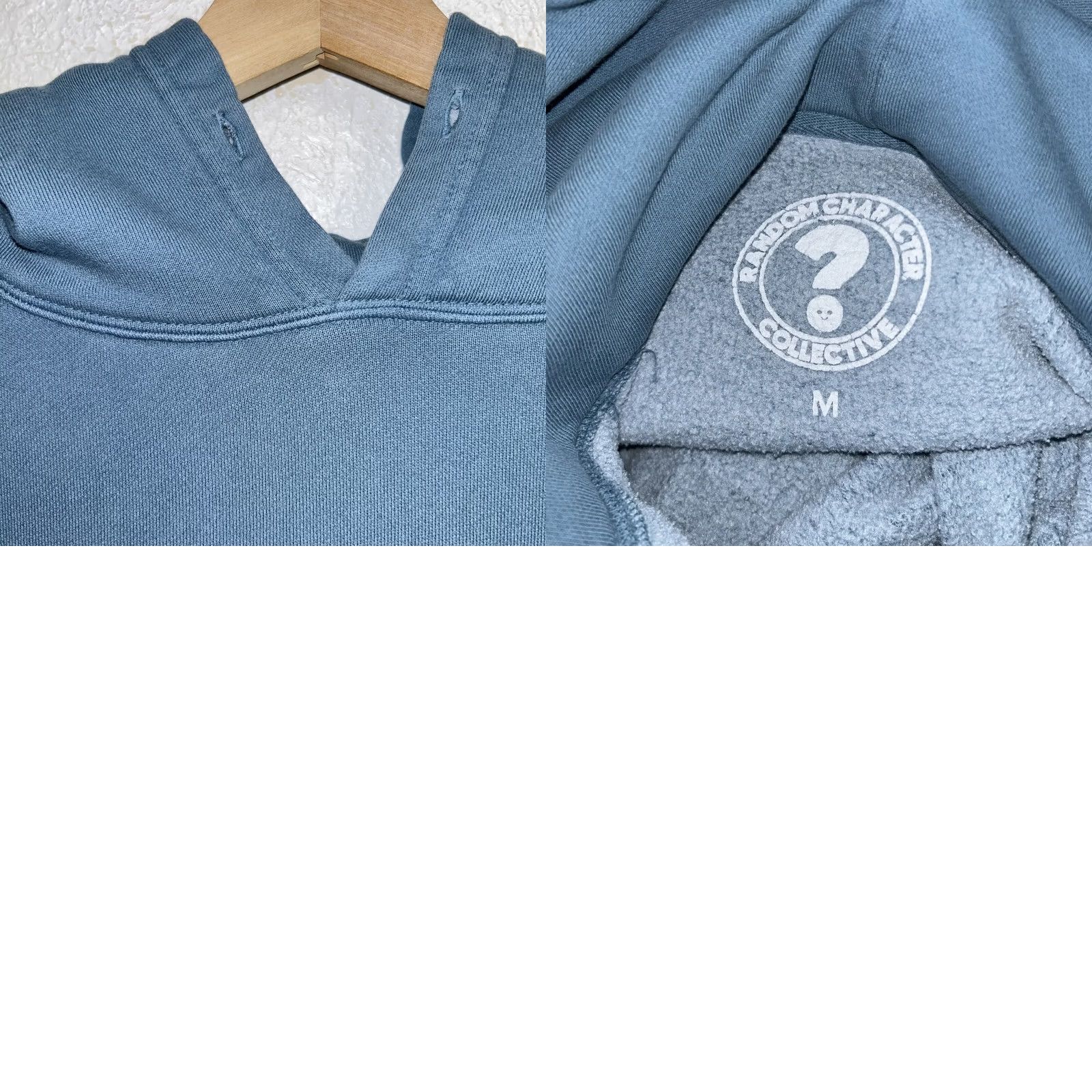 Vintage Random Character Collective Hoodie M Blue Invisible Friends Men Size US M / EU 48-50 / 2 - 8 Thumbnail