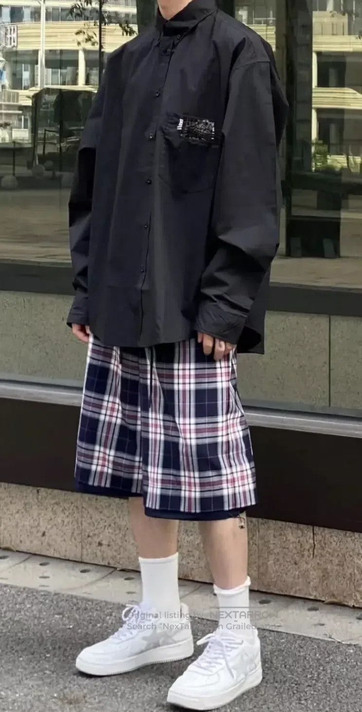 Balenciaga Balenciaga Black tape to block the waves Coke shirt coat Size US XXS / EU 40 - 8 Thumbnail