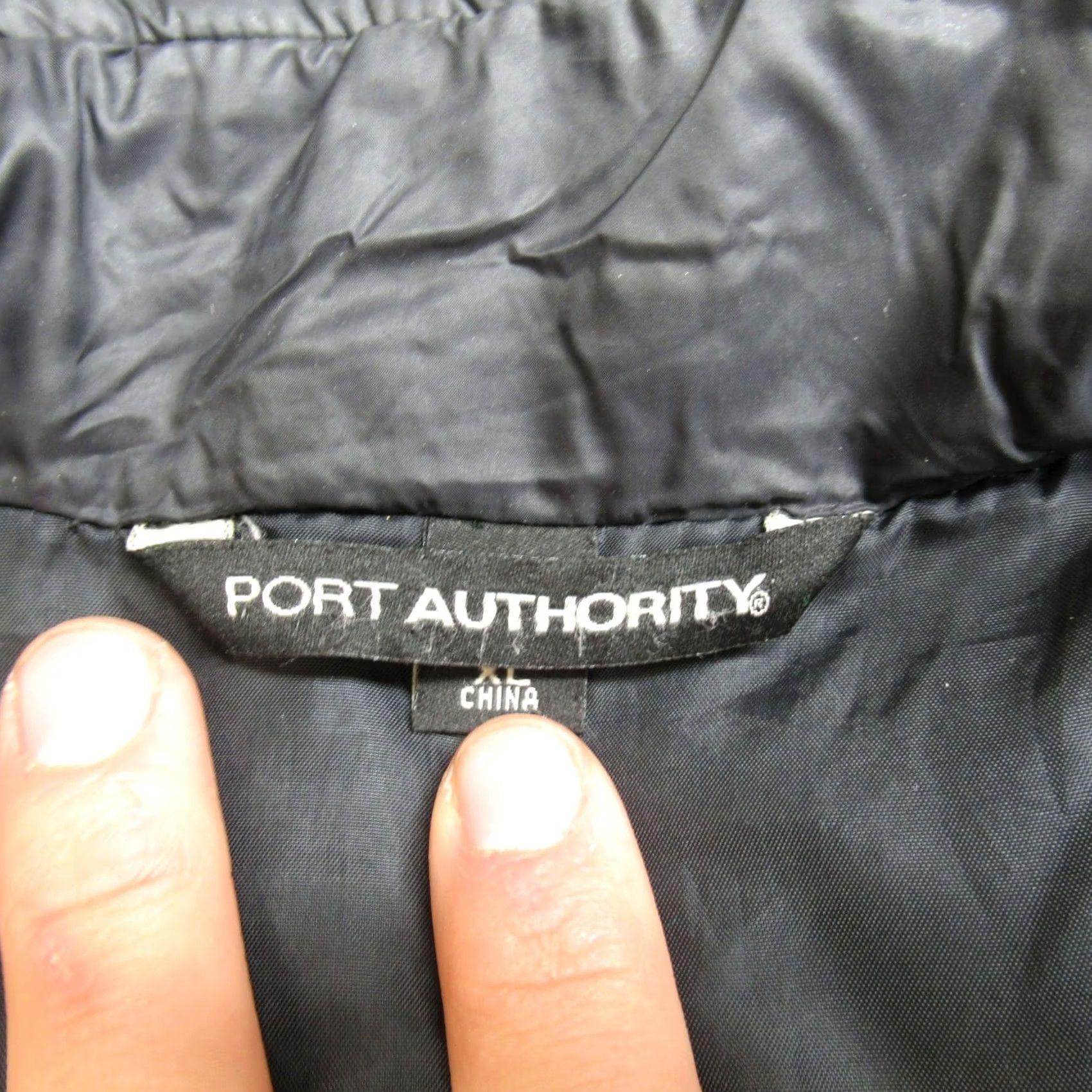 Port Authority VINTAGE Port Authority Jacket Mens XL Black Insulated RTD Bus Driver Quilted Puffer LOGO Size US XL / EU 56 / 4 - 6 Thumbnail