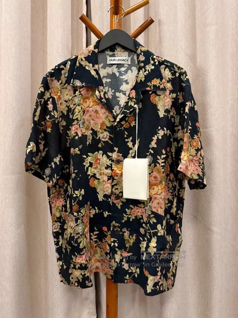 Our Legacy Our Legacy Floral Printed Shirt Size US S / EU 44-46 / 1 - 3 Thumbnail