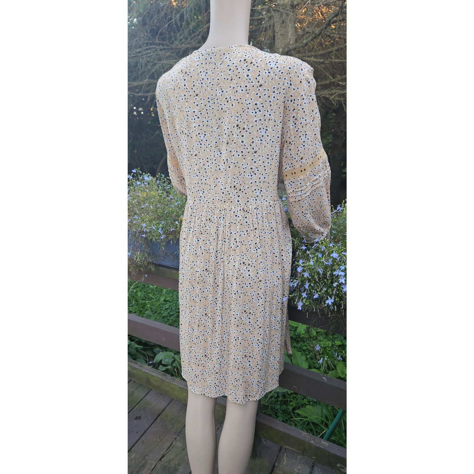 Tribal Streetwear Tribal 100% Rayon, 3/4 Sleeve Dress, Boho Dress. Maternity Size M / US 6-8 / IT 42-44 - 11 Thumbnail