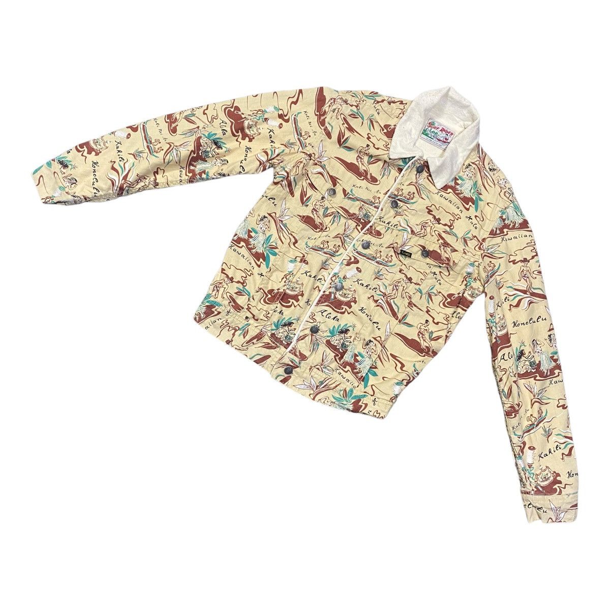 Lee × Sun Surf × Vintage Vintage Lee Surf Rider Jacket All Over Print Hawaiian Size US M / EU 48-50 / 2 - 4 Thumbnail