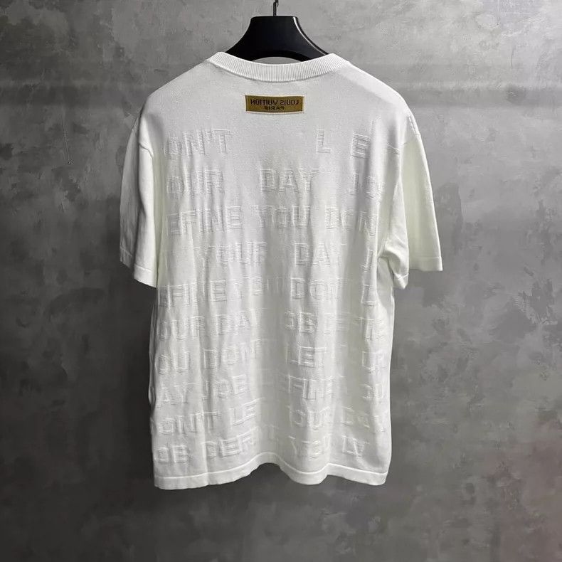 Louis Vuitton Louis Vuitton White Short Sleeve T -2505 Size US M / EU 48-50 / 2 - 2 Thumbnail