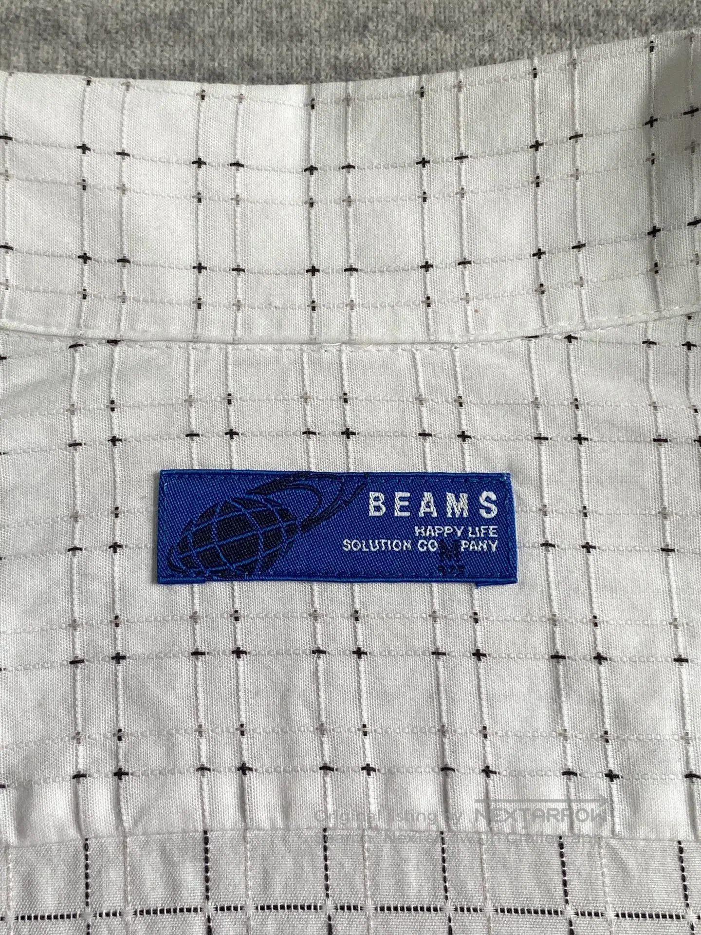 VINNY's vintage black and white check long sleeve shirt. Size US M / EU 48-50 / 2 - 7 Thumbnail