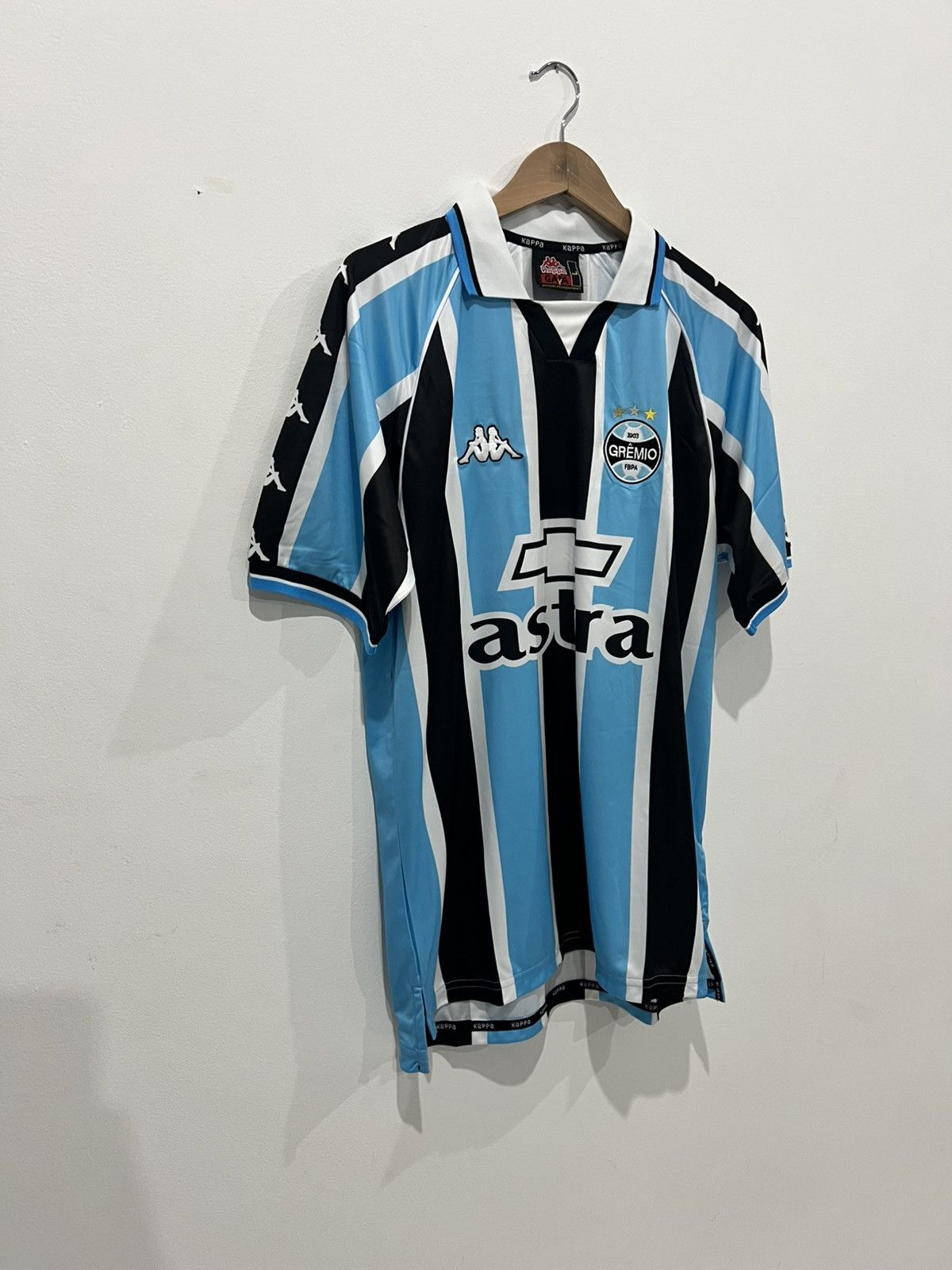 Kappa 🩸RARE🩸Kappa Gremio 1999/2000 Vintage Home Jersey Size US L / EU 52-54 / 3 - 5 Thumbnail