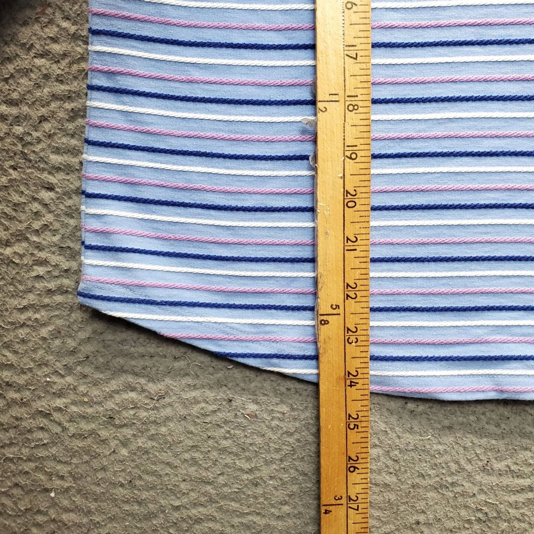 Talbots Talbots Womens Shirt Petite P Striped Ruched 3/4 Tie Sleeve Boat Neck Multicolor Cotton T-Shirt Size PP Womens Size XXS / US 00 / IT 34 - 4 Thumbnail