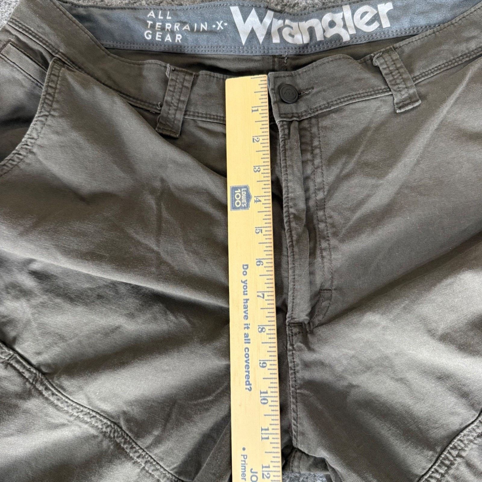 Wrangler Wrangler ATG Mens 38x32 Olive Outdoor Hiking Pants Size US 38 / EU 54 - 7 Thumbnail