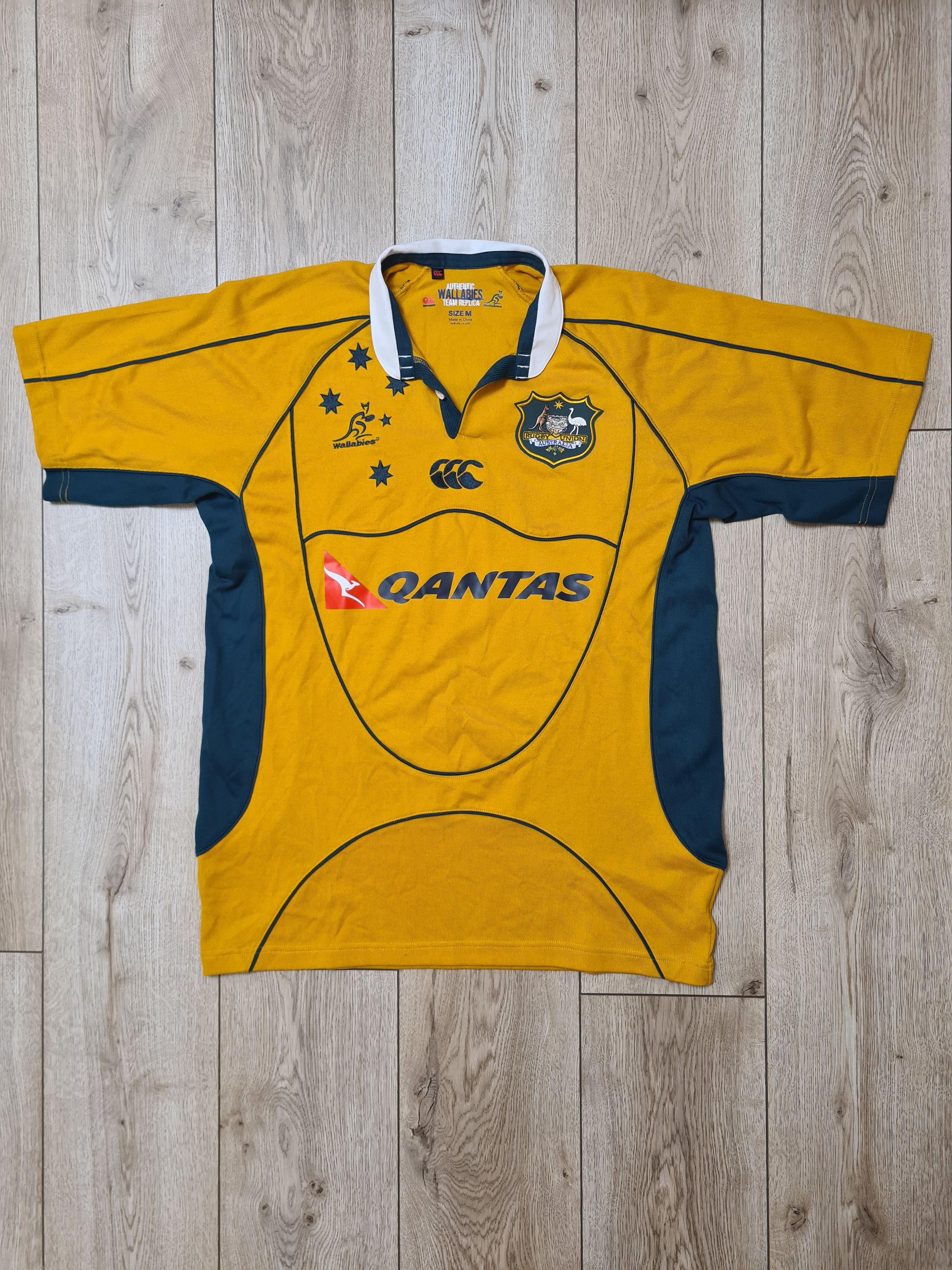All Sport AUSTRALIA RUGBY JERSEY 2000 WORLD CUP UNION RUGBY JERSEY Size US M / EU 48-50 / 2 - 1 Thumbnail