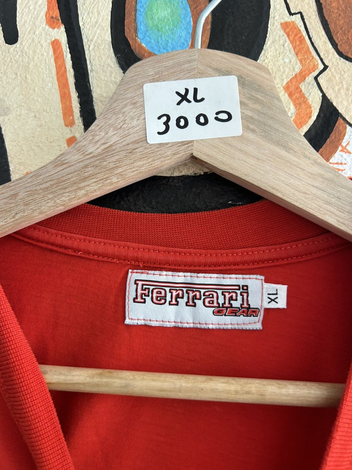 Ferrari × Vintage 90s Ferrari Tee Size US XL / EU 56 / 4 - 6 Thumbnail