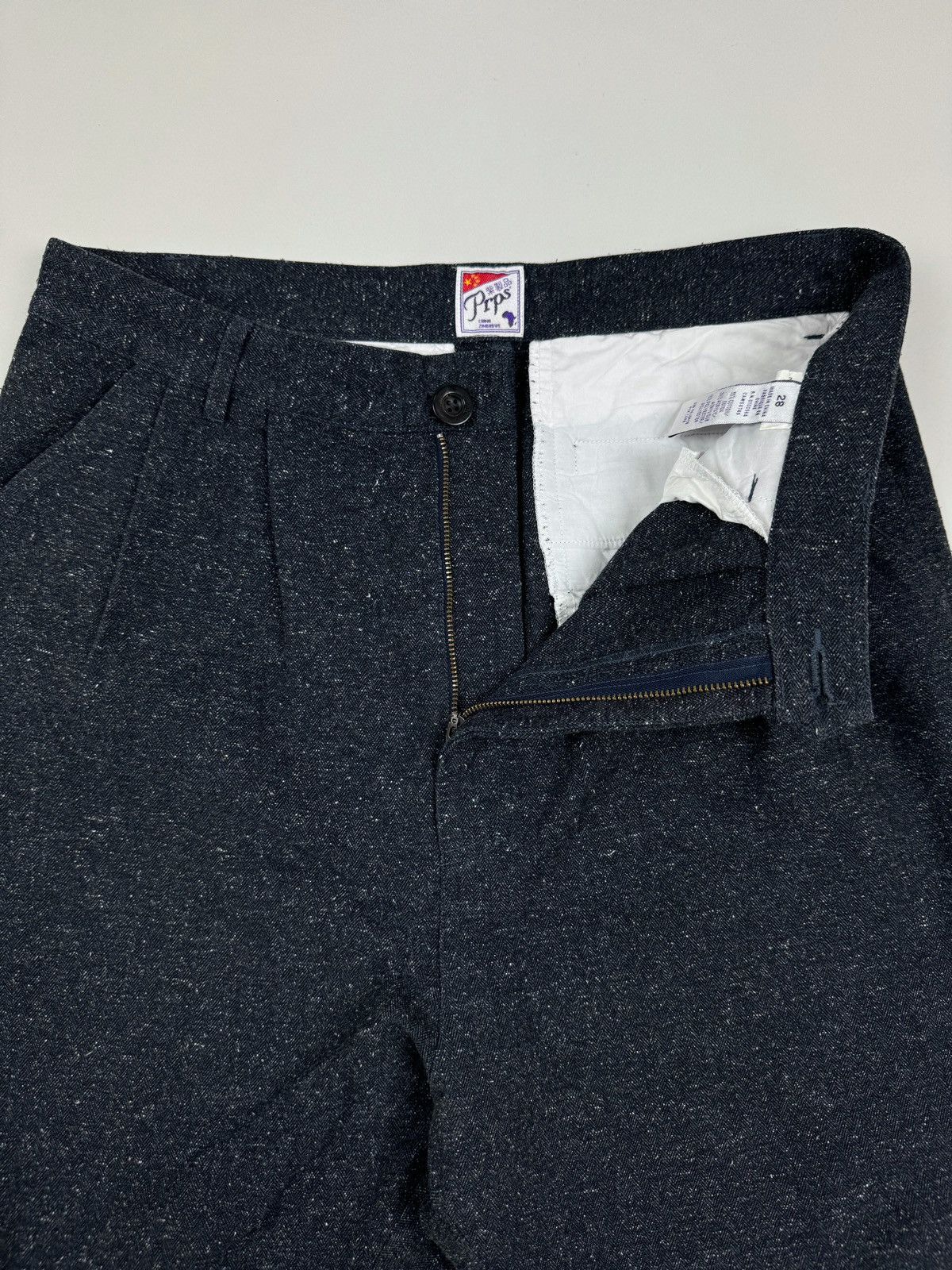 Prps PRPS Dropped Crotch Blue Pants Size US 28 / EU 44 - 6 Thumbnail