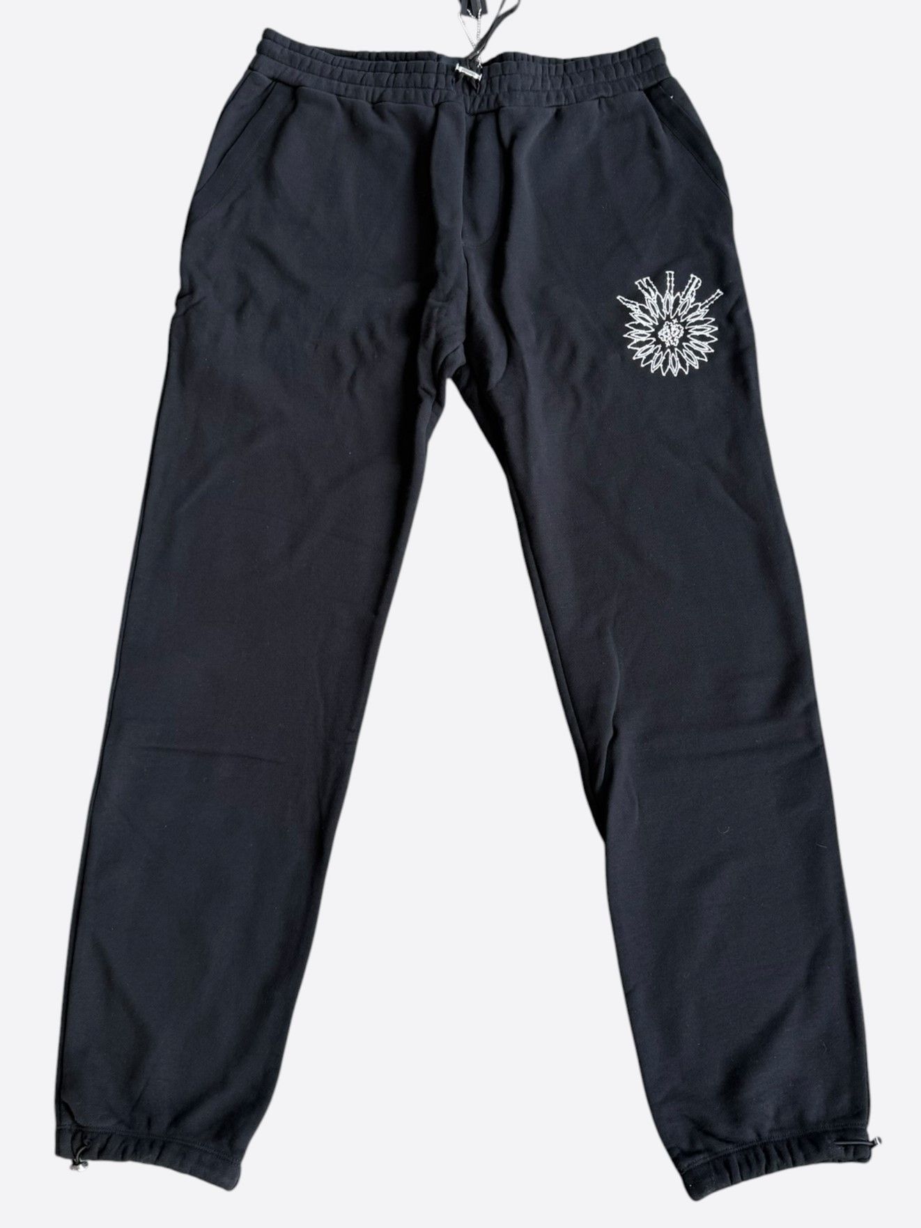 Amiri Amiri Black & Crystal Stick Poke Sweatpants Size US 40 / EU 56 - 1 Thumbnail