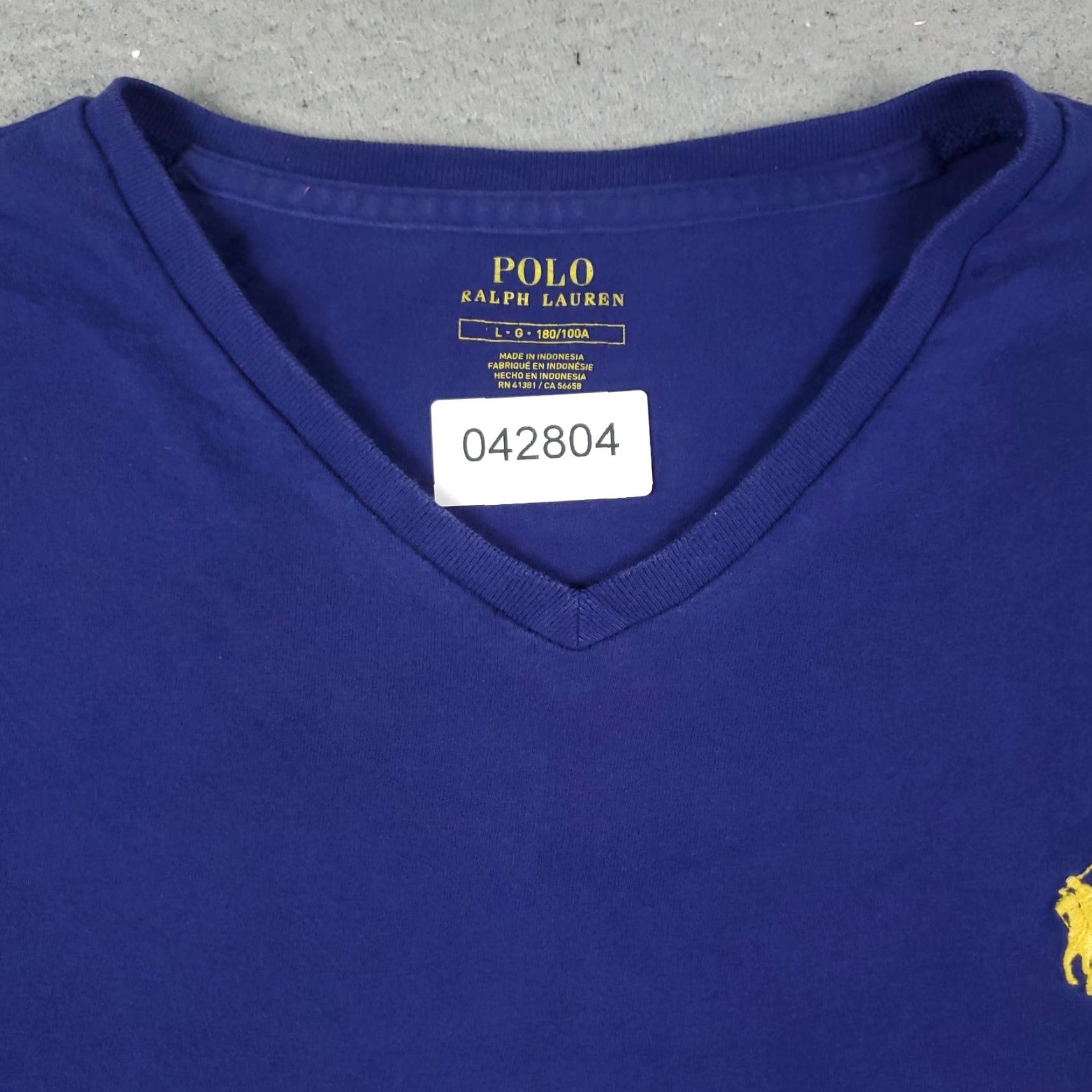 Ralph Lauren Ralph Lauren T-Shirt Casual Short Sleeve Men's Large Blue Classic Sports Size US L / EU 52-54 / 3 - 3 Thumbnail