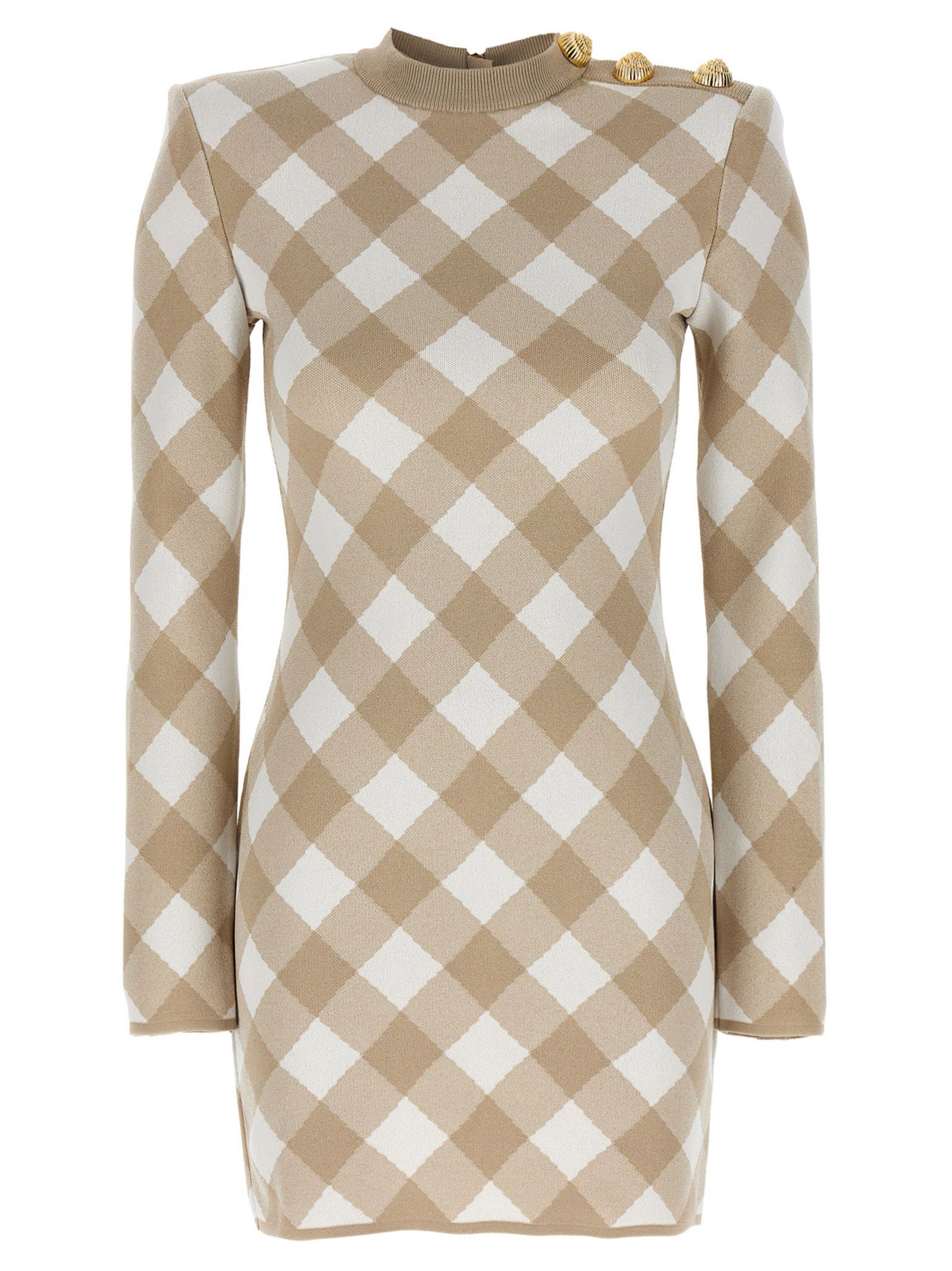 Balmain Vichy Dress Size S / US 4 / IT 40 - 1 Thumbnail