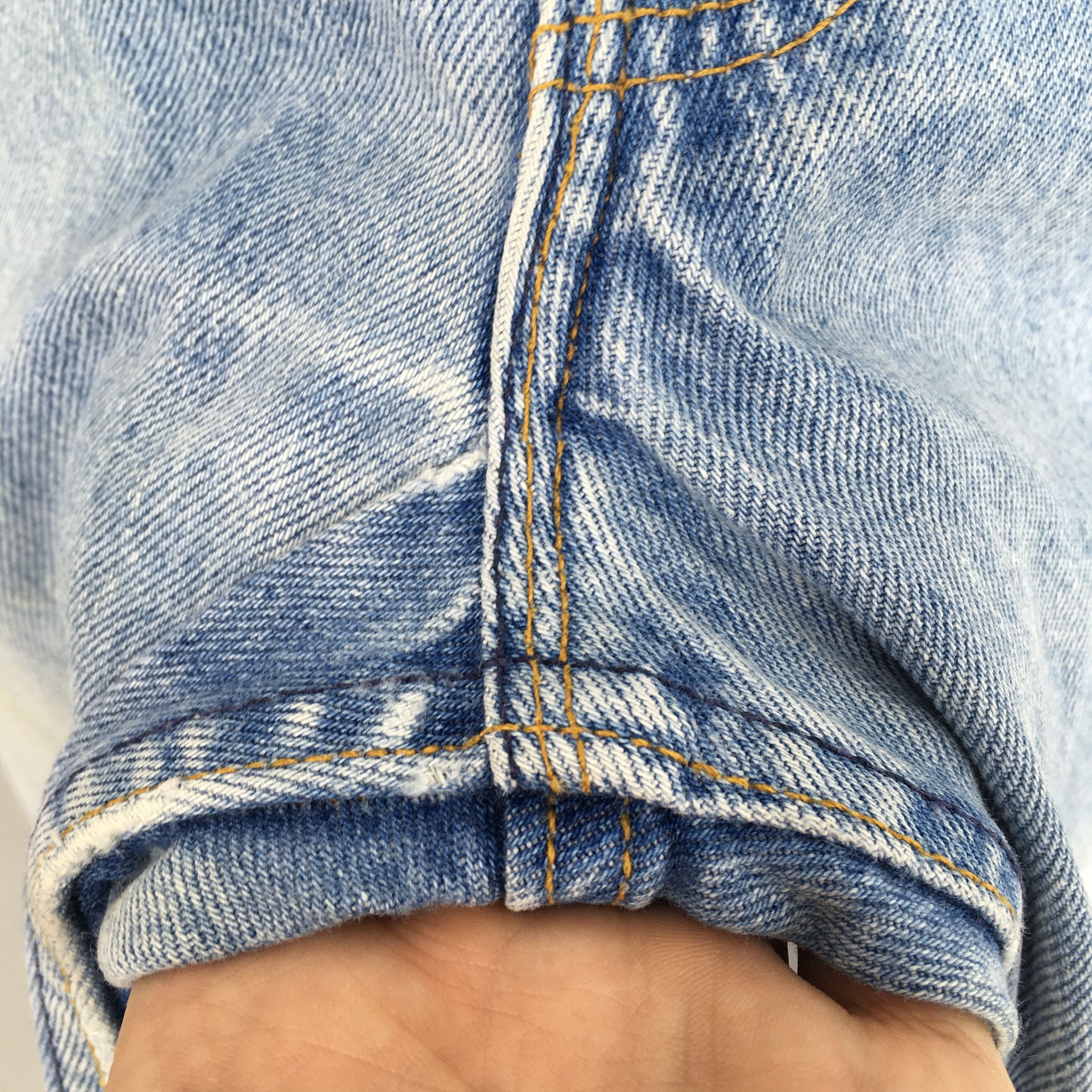 Levi's Size 28x28 Vintage 90s Levi's 501 Faded Blue Jeans S1813 Size US 28 / EU 44 - 8 Thumbnail