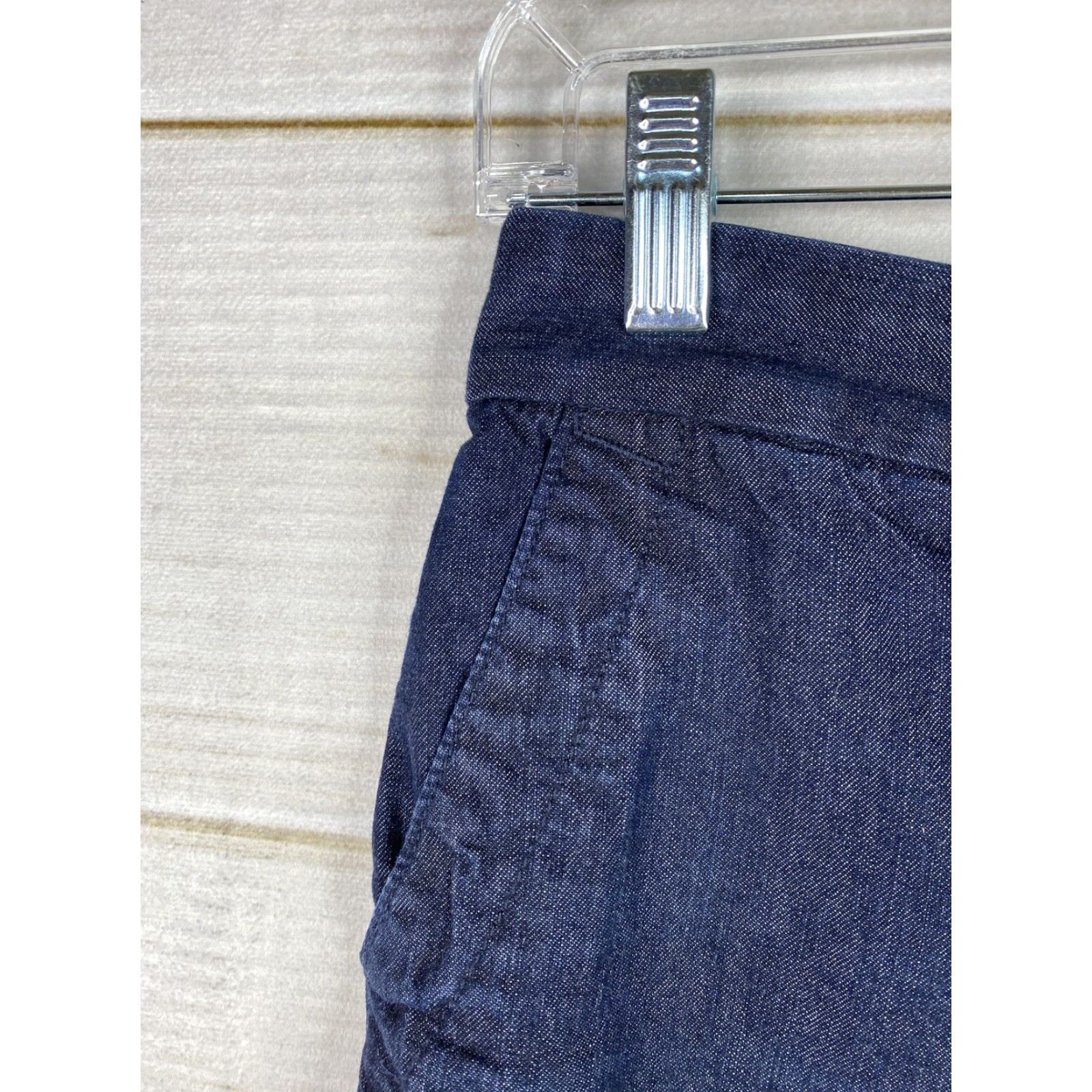 Loft VINTAGE LOFT Shorts Womens 0 Dark Wash Denim City Walking Size 25" / US 0 / IT 36 - 2 Thumbnail