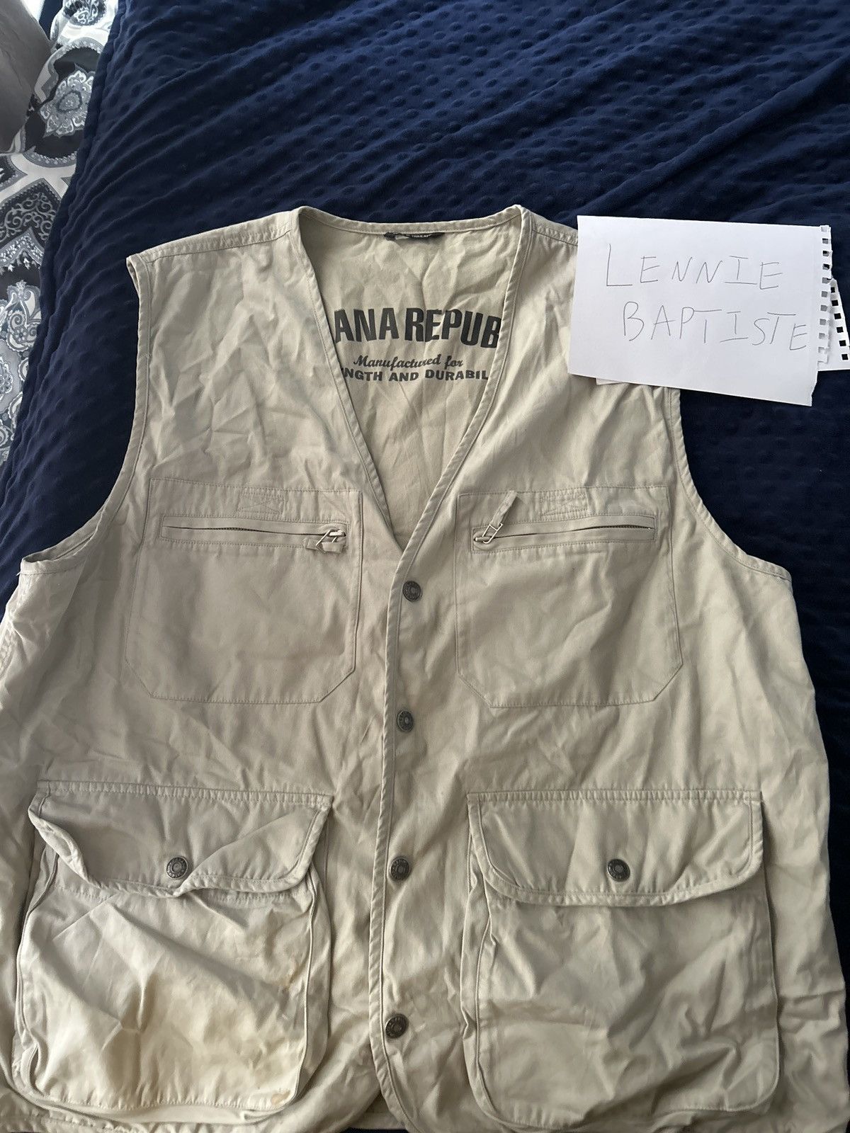 Banana Republic Banana Republic Fishing Vest Size US XL / EU 56 / 4 - 1 Thumbnail