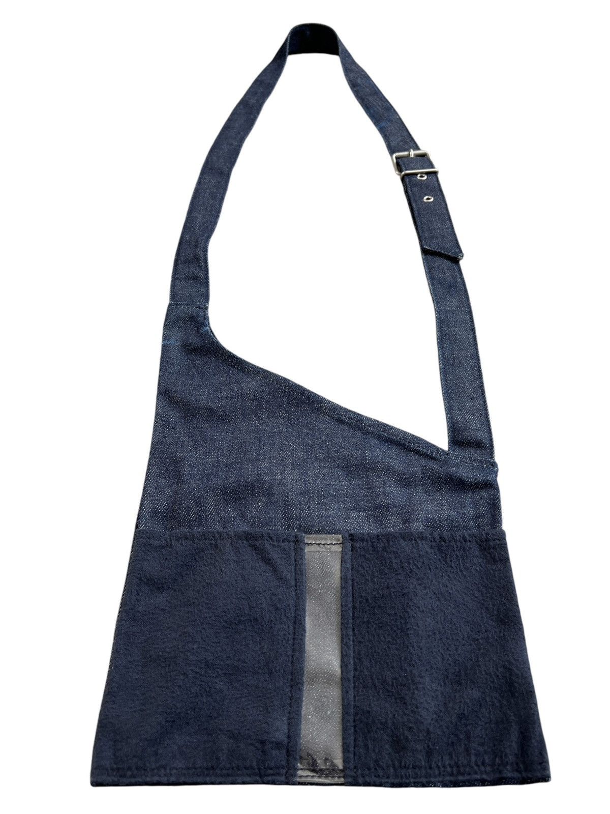 Romeo Gigli 1990’s Romeo Gigli Cyberpunk Denim Sling Bag Size ONE SIZE - 6 Thumbnail
