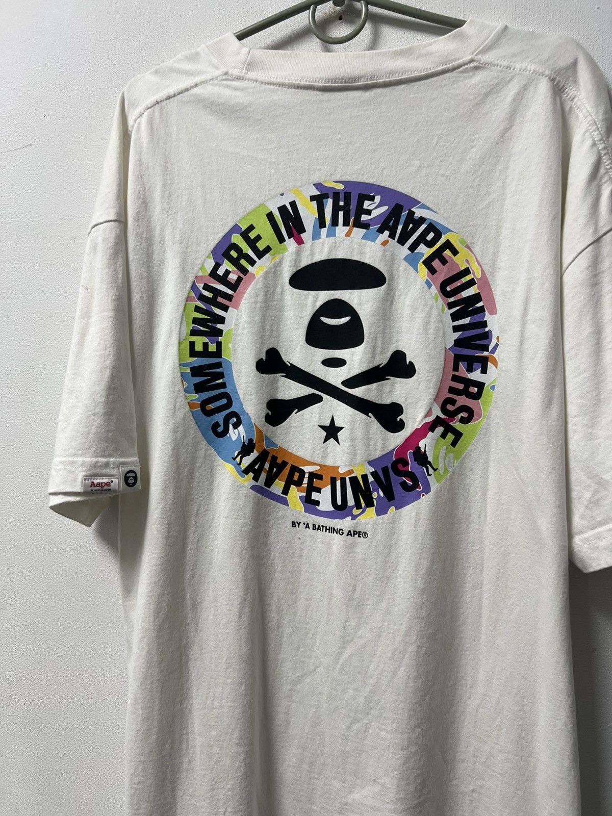 Aape Aape Bape circle logo t-shirt tee big logo Size US XL / EU 56 / 4 - 2 Thumbnail