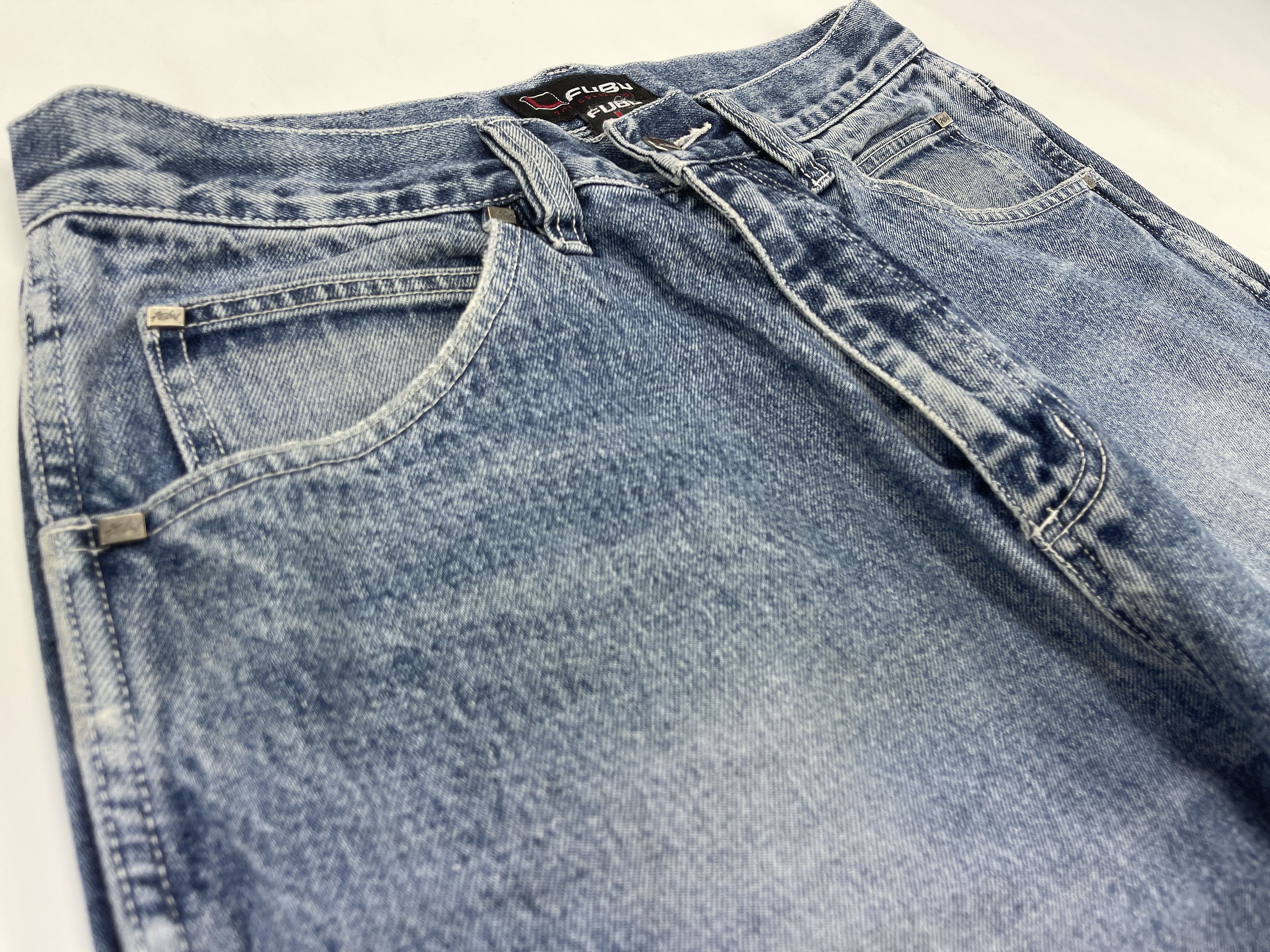 Fubu FUBU jeans, vintage baggy jeans, 90s hip hop skater Y2K 34 Size US 34 / EU 50 - 11 Thumbnail