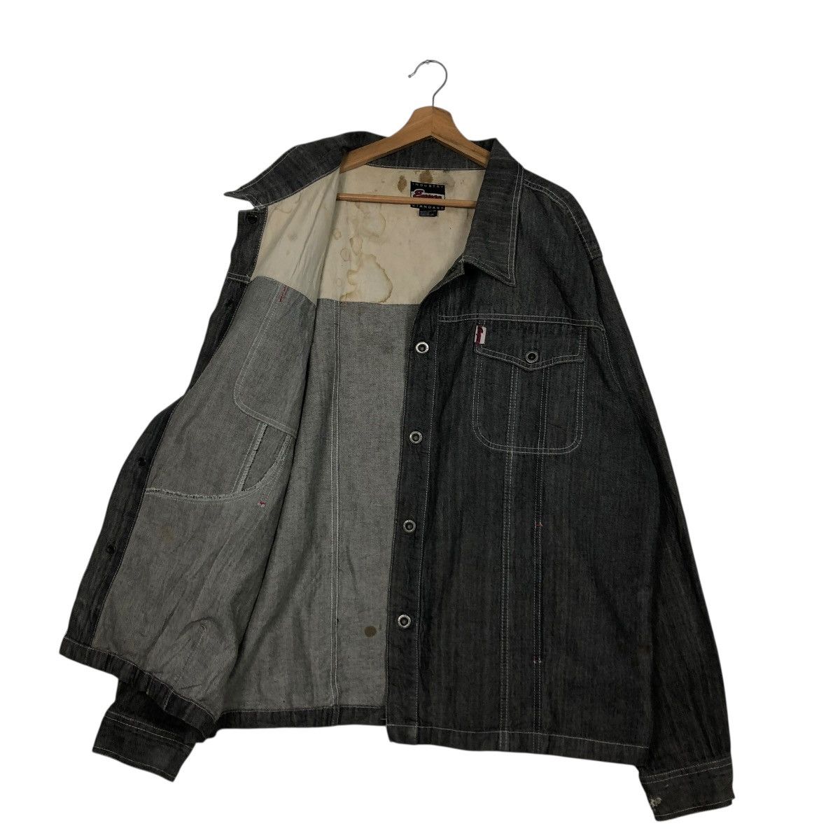 Vintage 🔥VINTAGE DENIM CHORE WORK JACKET ENYCEE ISSEY MIYAKE Size US XXL / EU 58 / 5 - 13 Thumbnail