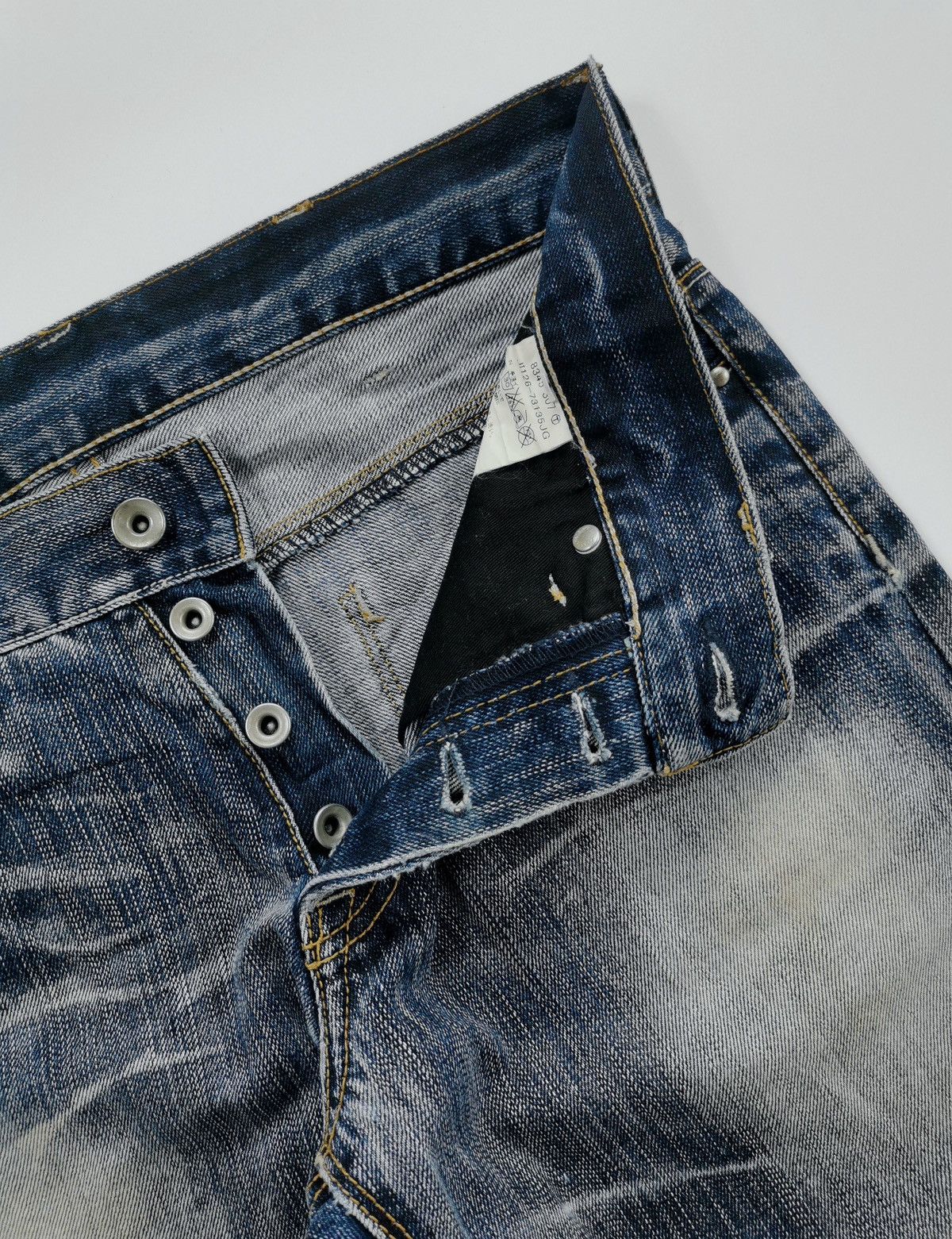 Boycott Boycott Japan Broken Twill Faded Denim Jeans Size US 32 / EU 48 - 5 Thumbnail