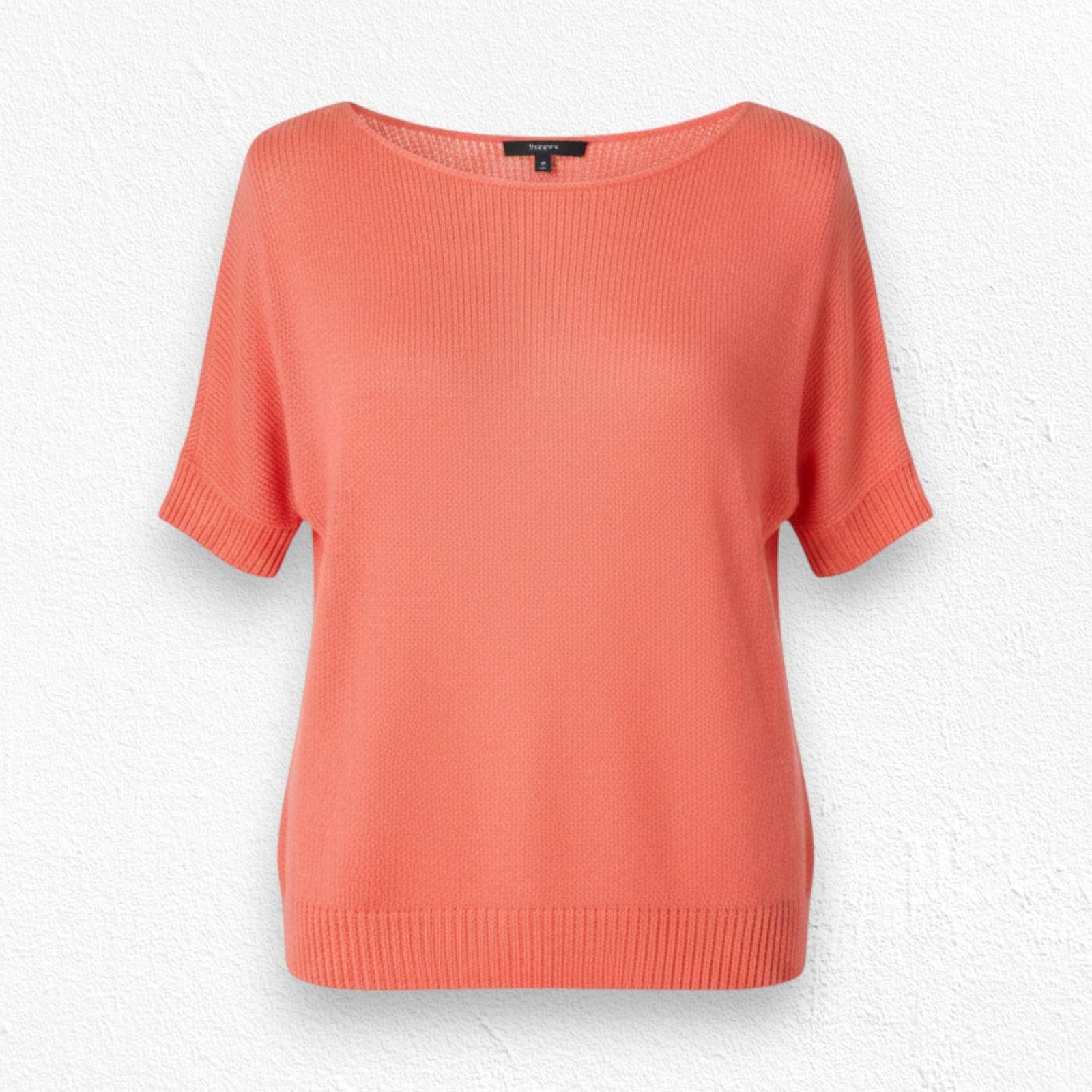 Theory Theory Coral Linen Open Knit Blouse Size Small Size S / US 4 / IT 40 - 1 Thumbnail