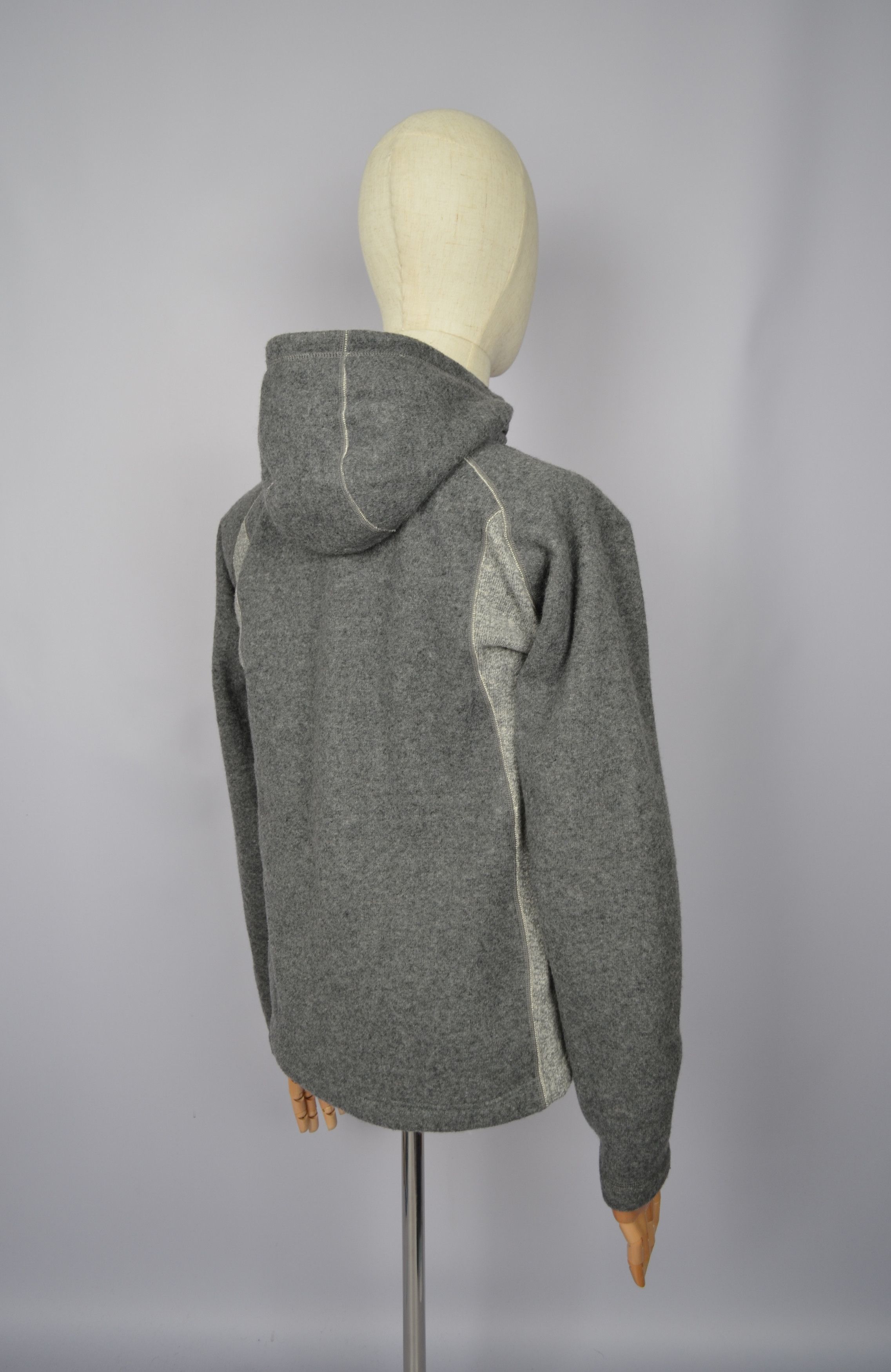 Designer × KJUS KJUS Mellow Grey Wool Blend Hoodie Jacket Size S Size US S / EU 44-46 / 1 - 9 Thumbnail