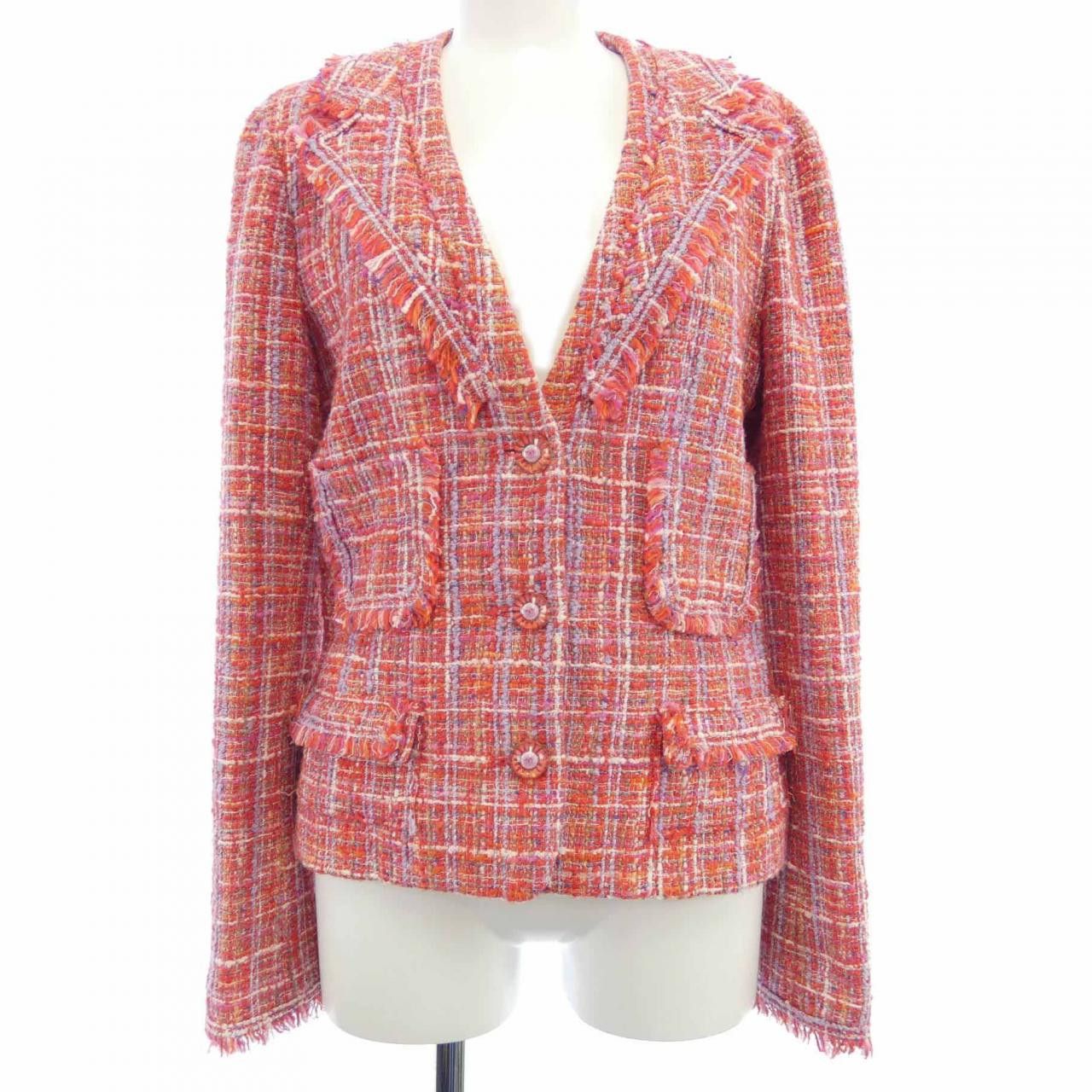 Chanel Chanel Chanel P22966V13825 04P Jacket Cotton Outerwear P22966V13825 04P DUTY FREE for USA Size ONE SIZE - 1 Thumbnail