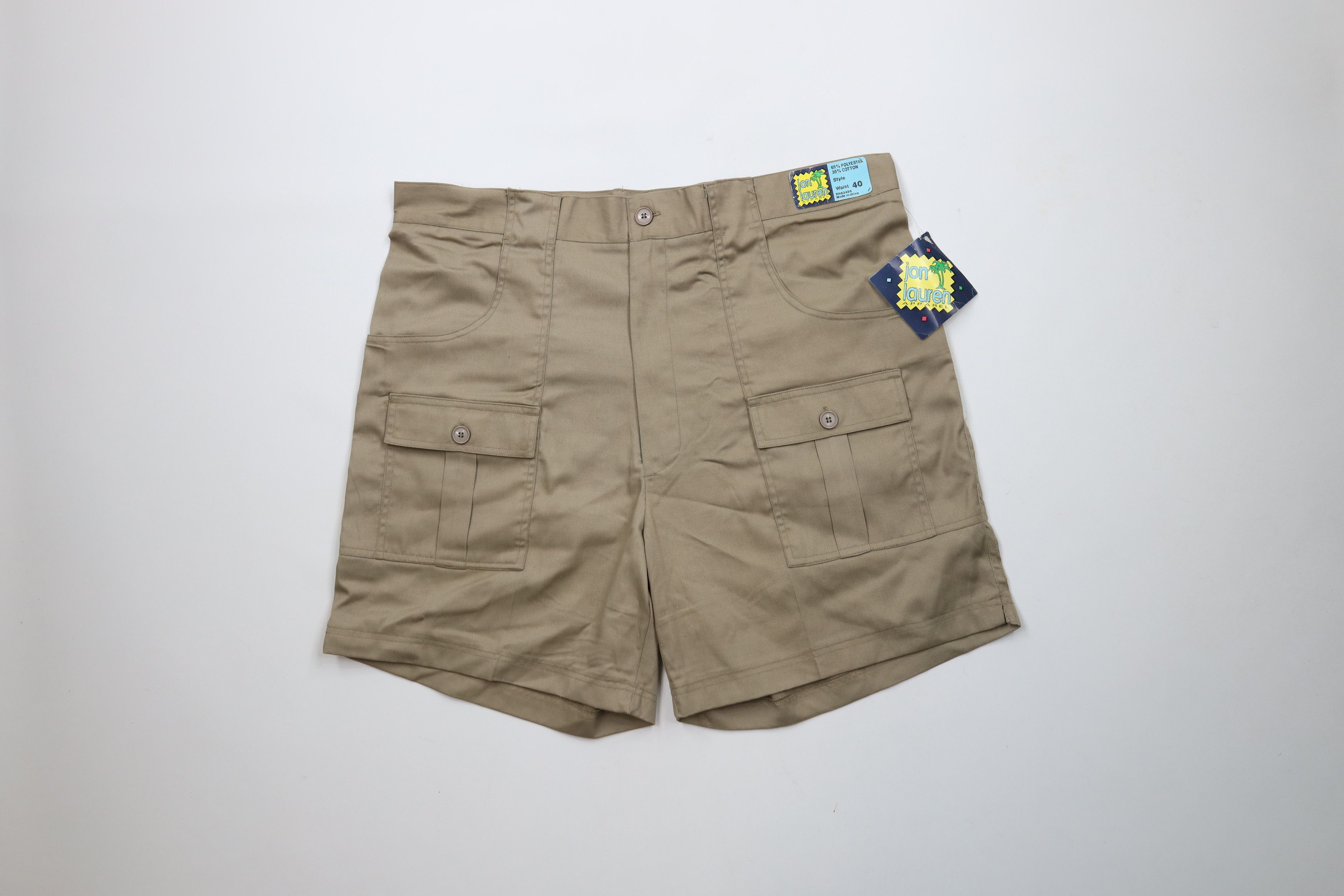 Vintage Deadstock Vintage 90s Streetwear Front Pocket Cargo Shorts Size US 40 / EU 56 - 1 Thumbnail