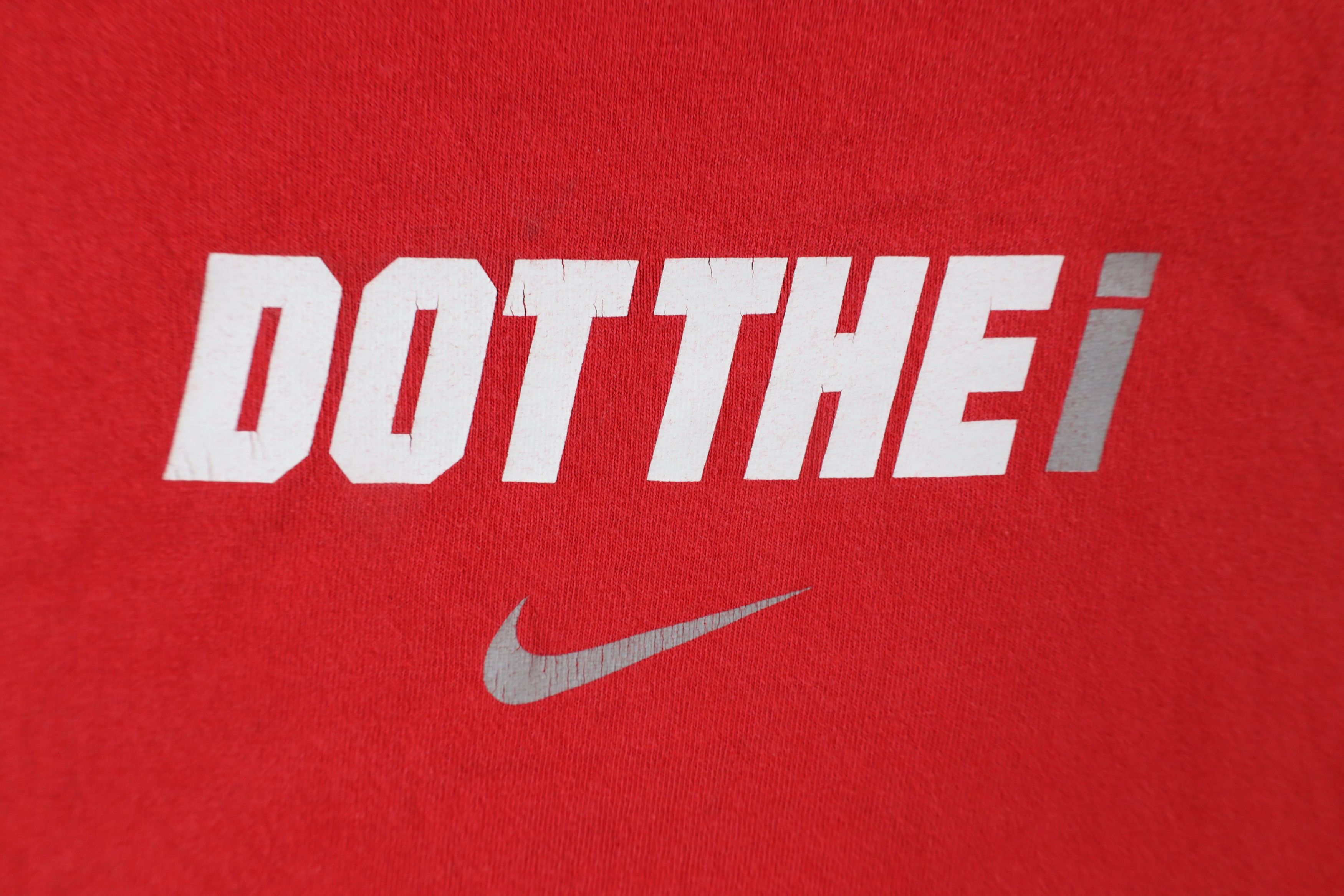 Nike × Vintage Vintage Nike Swoosh Dot the I Ohio State University Shirt Size US XXL / EU 58 / 5 - 4 Thumbnail