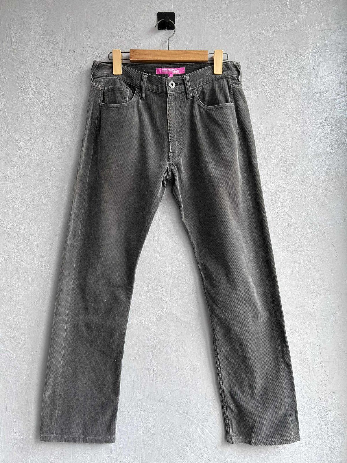 Junya Watanabe Junya Watanabe Man Corduroy Grey Pants Size US 39 - 1 Thumbnail