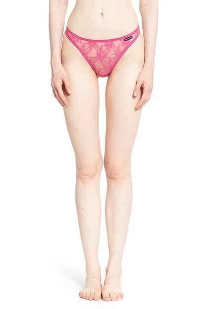 Balenciaga o1tr1nto1125 Size: L / Lace Thong in Pink Size ONE SIZE - 3 Thumbnail