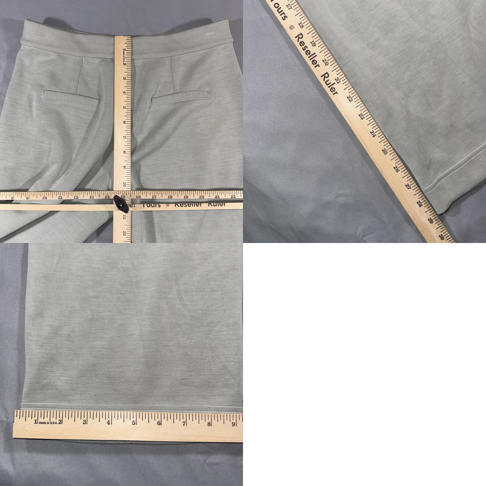 Lululemon Lululemon Pants Women's Small Gray Straight Leg Knit Lounge Sweatpants Pockets Size 28" / US 6 / IT 42 - 8 Thumbnail