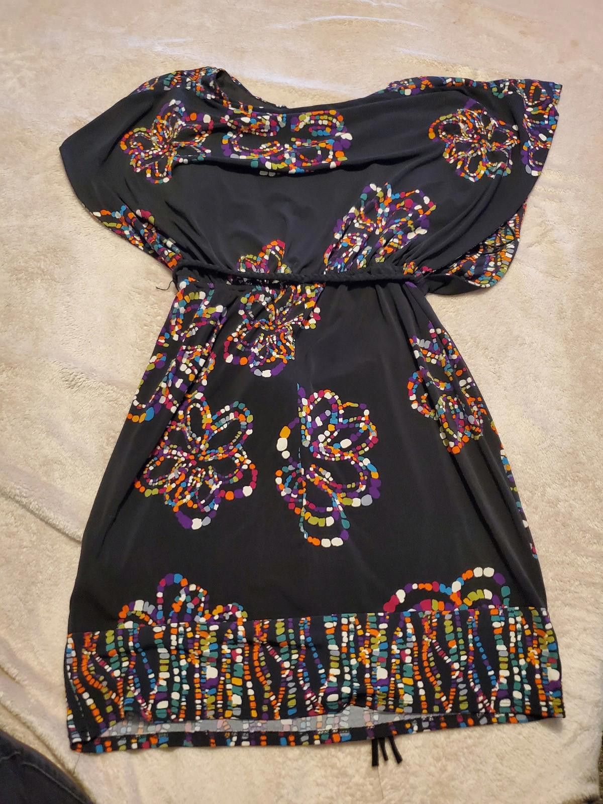 Designer Signature by sangria Large colorful dress Size L / US 10 / IT 46 - 2 Thumbnail