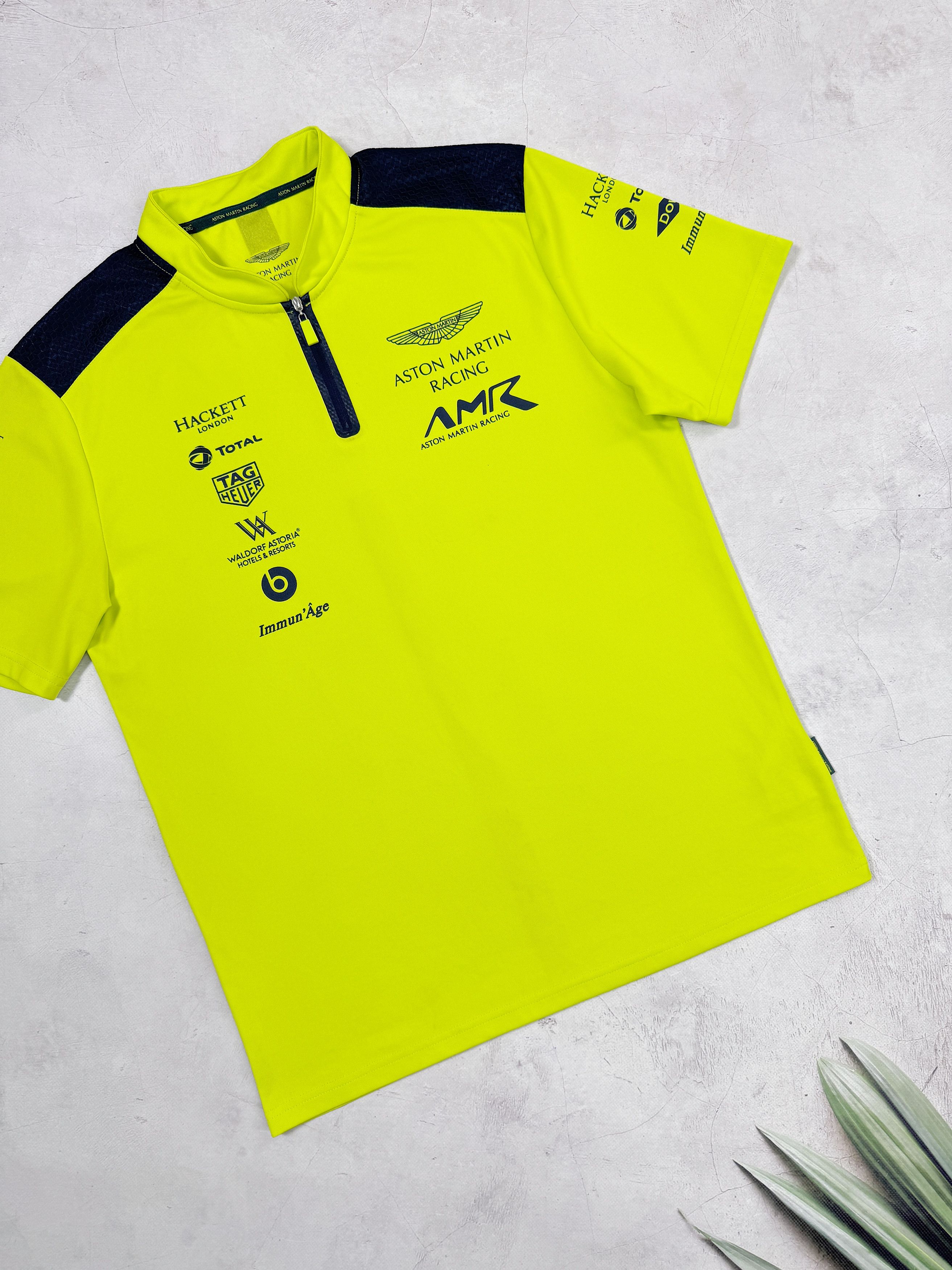 Hackett Aston Martin Racing F1 Team Polo T-Shirt by Hacket London Size US L / EU 52-54 / 3 - 4 Thumbnail