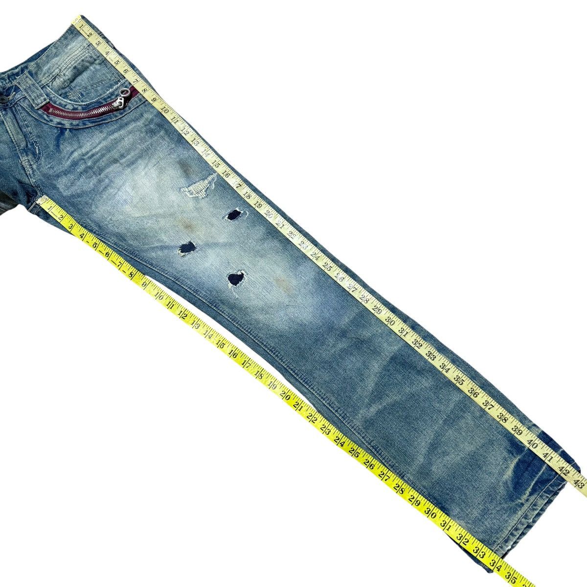 semanticdesign Semantic Design Distressed Denim Jeans Size US 32 / EU 48 - 18 Thumbnail