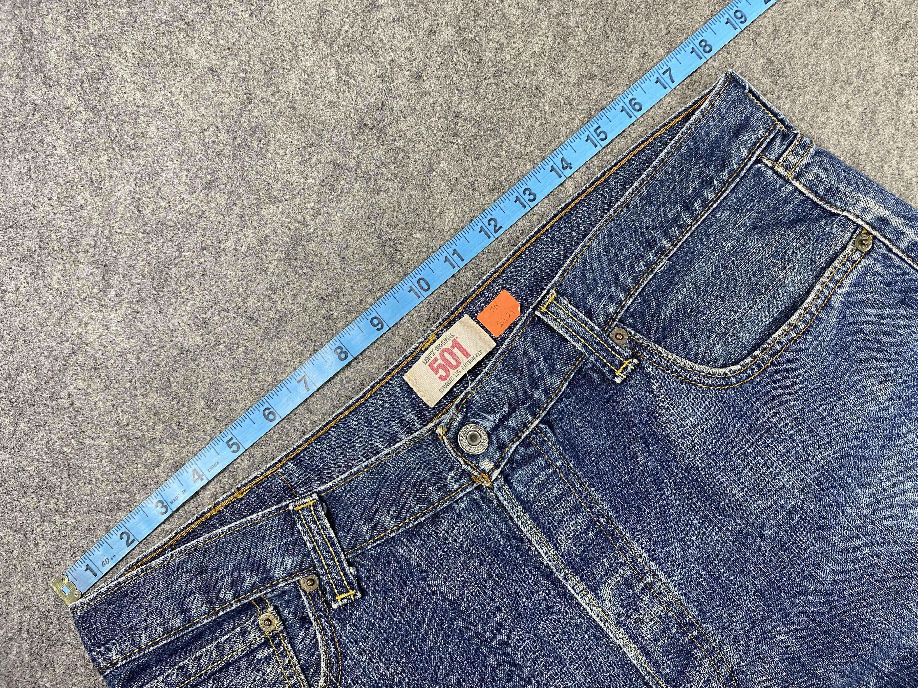 Levi's Distressed Blue Vintage Levi's 501 Jeans 36x31 Denim -JN2221 Size US 36 / EU 52 - 5 Thumbnail