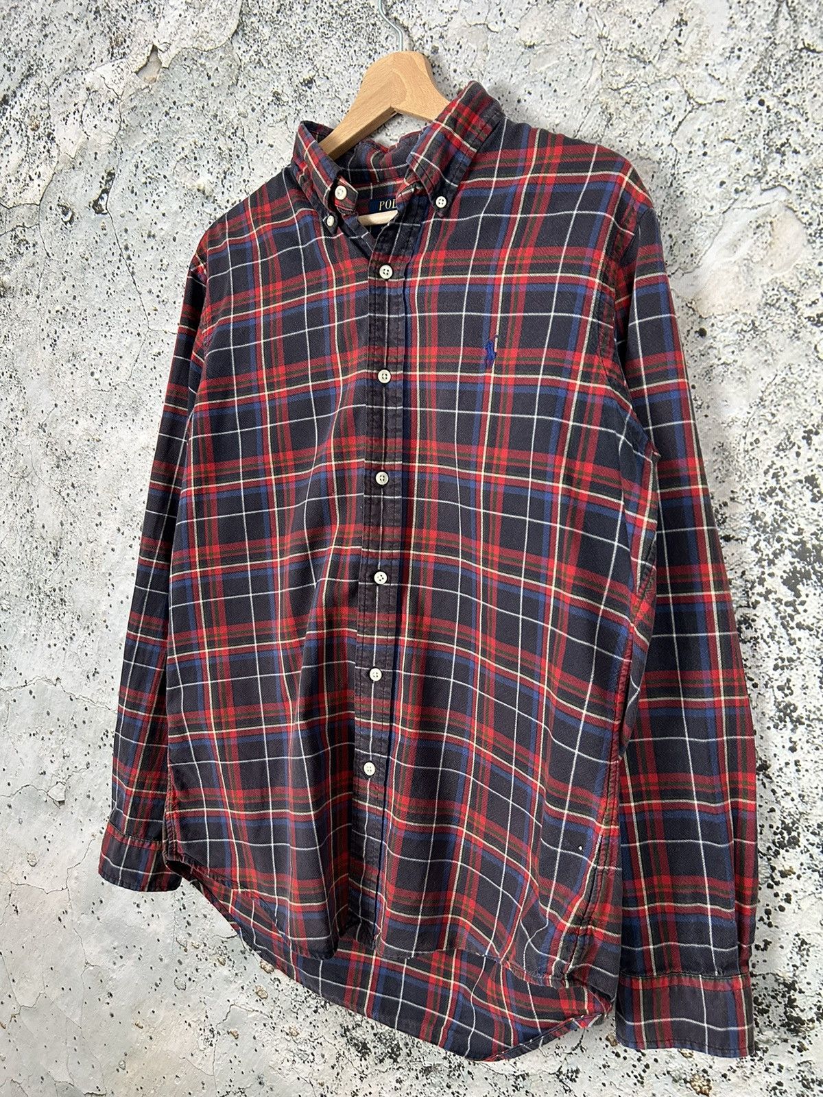 Polo Ralph Lauren Vintage Polo Ralph Lauren Checkered Shirt Button Ups Hype Size US M / EU 48-50 / 2 - 2 Thumbnail