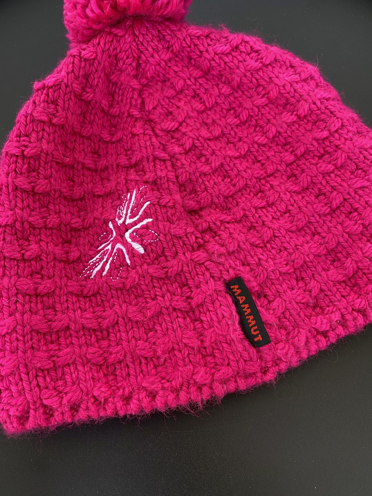 Mammut Mammut Beanie Hat Knit Pom Pom Lined Thermal Winter Outdoor Size ONE SIZE - 5 Thumbnail