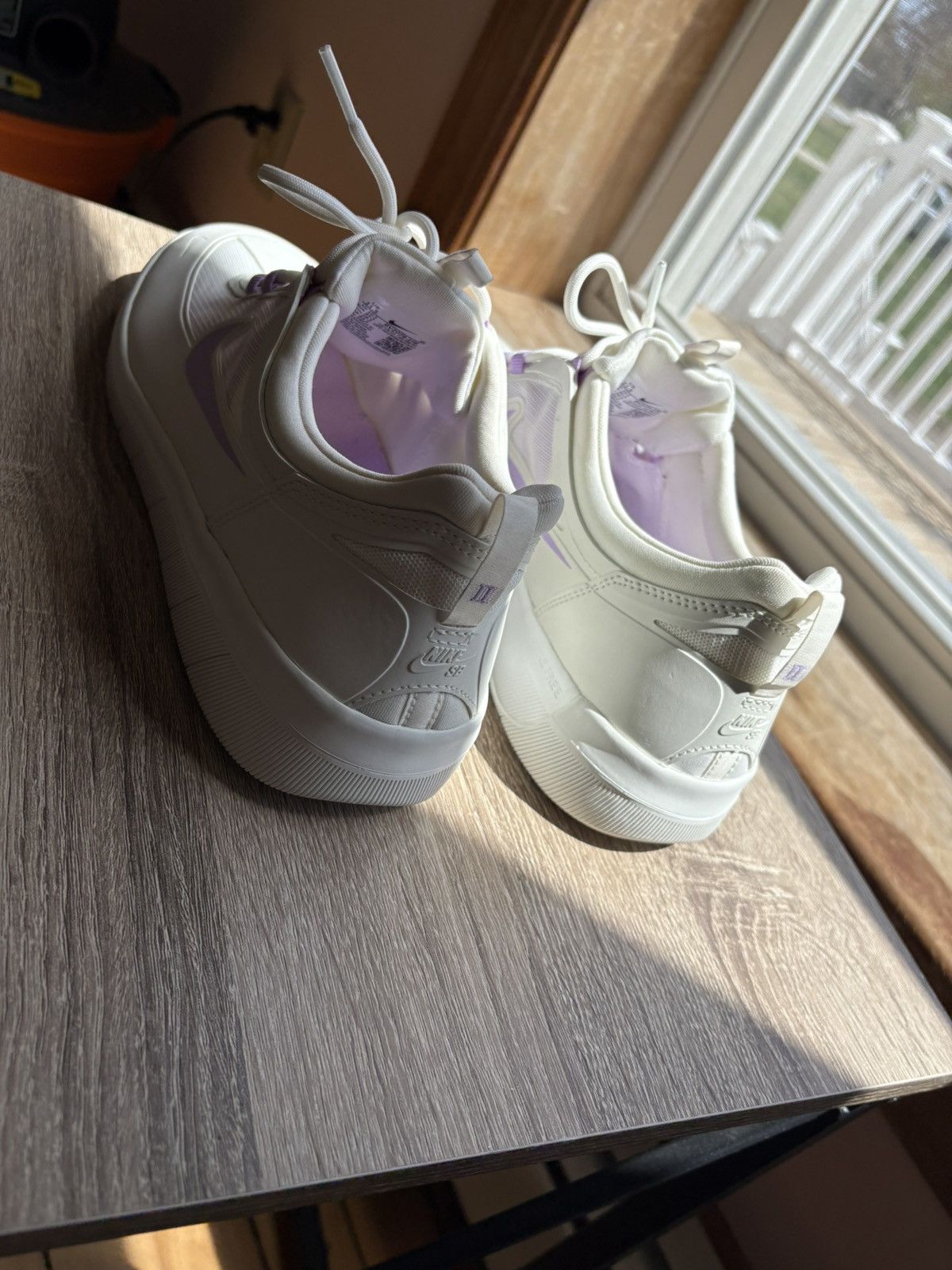 Nike Nike SB Nyjah Free 2 Summit White Lilac Size US 11.5 / EU 44-45 - 12 Thumbnail