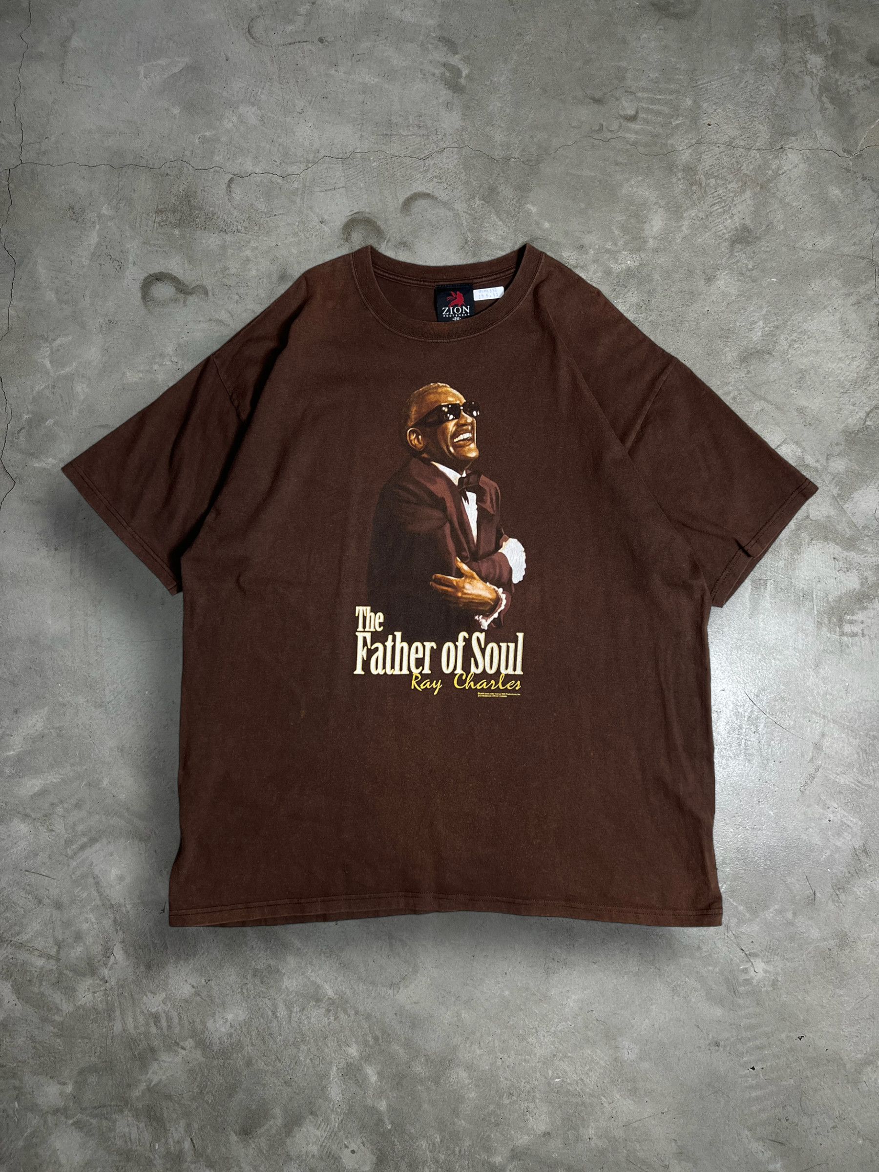 Band Tees Vintage Ray Charles The Father of Soul Graphic (XXL) GTME332 Size US XXL / EU 58 / 5 - 1 Thumbnail