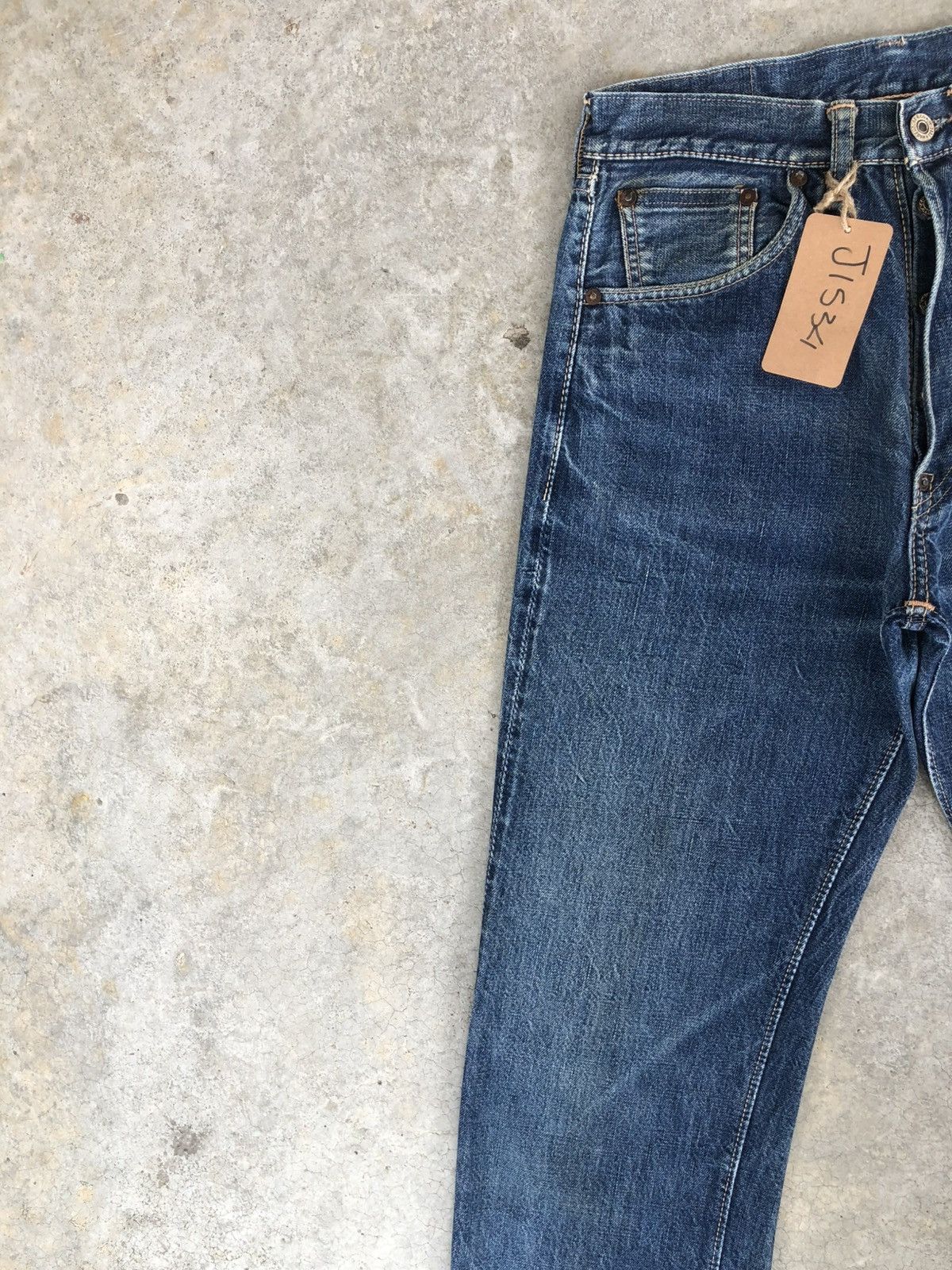 Warehouse & Co. Japanese Warehouse Duck Digger Selvedge Denim Diatressed Size US 28 / EU 44 - 4 Thumbnail