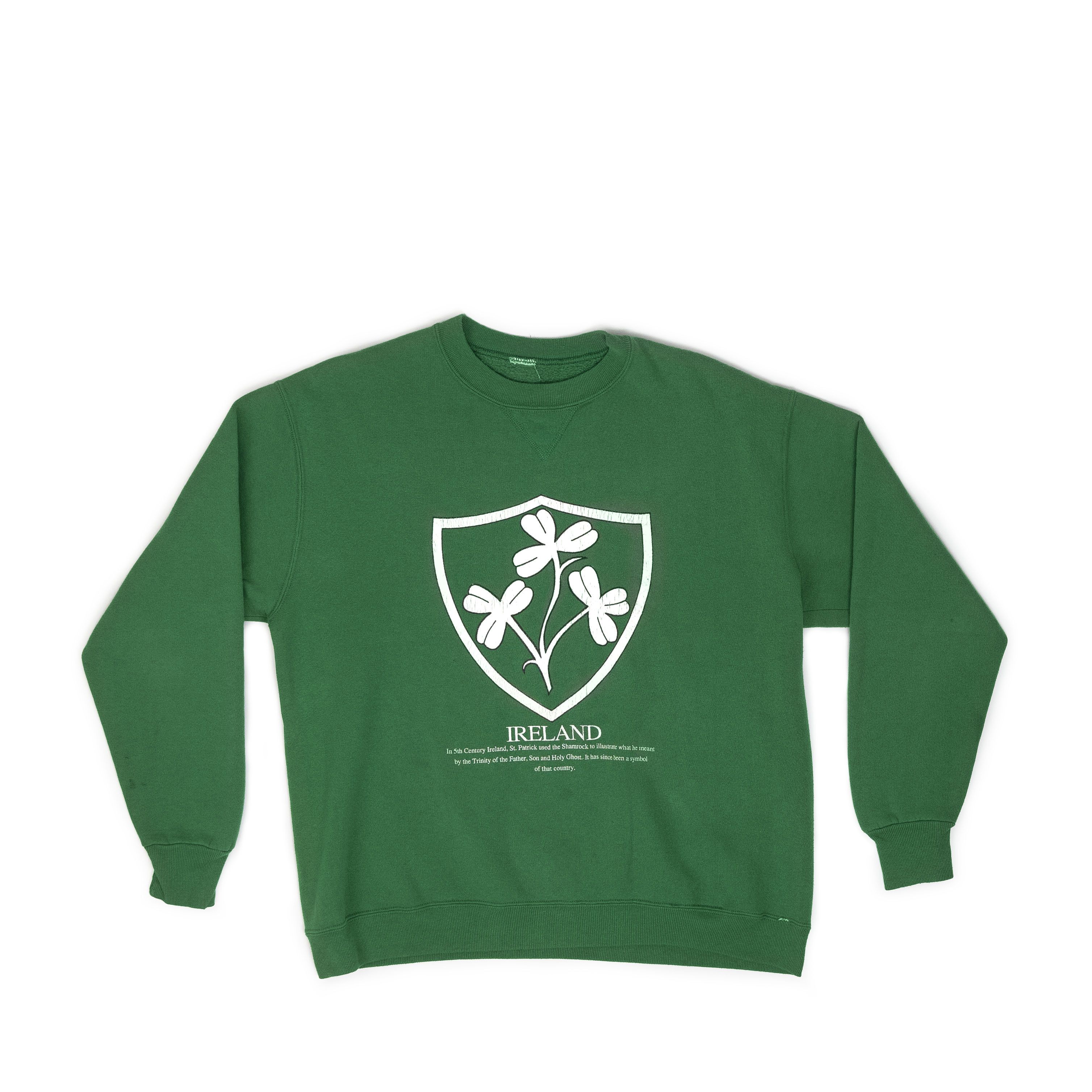 Russell Athletic Vintage 1990's Ireland Clover Crewneck Size US M / EU 48-50 / 2 - 1 Thumbnail