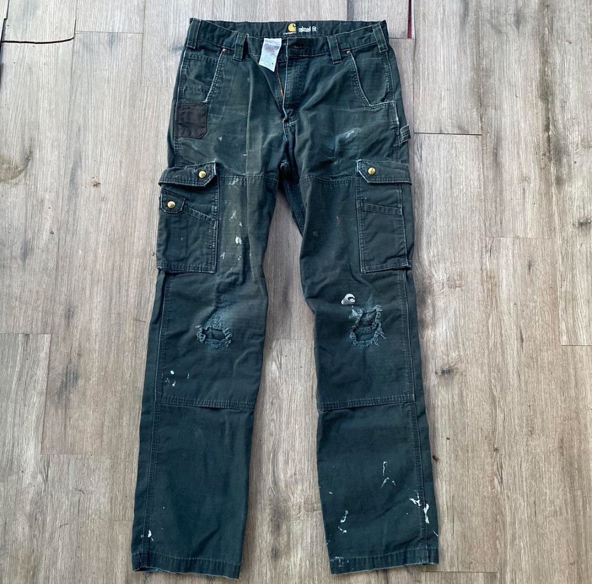 Carhartt Carhartt distressed Cargo Jeans Size US 34 / EU 50 - 1 Thumbnail